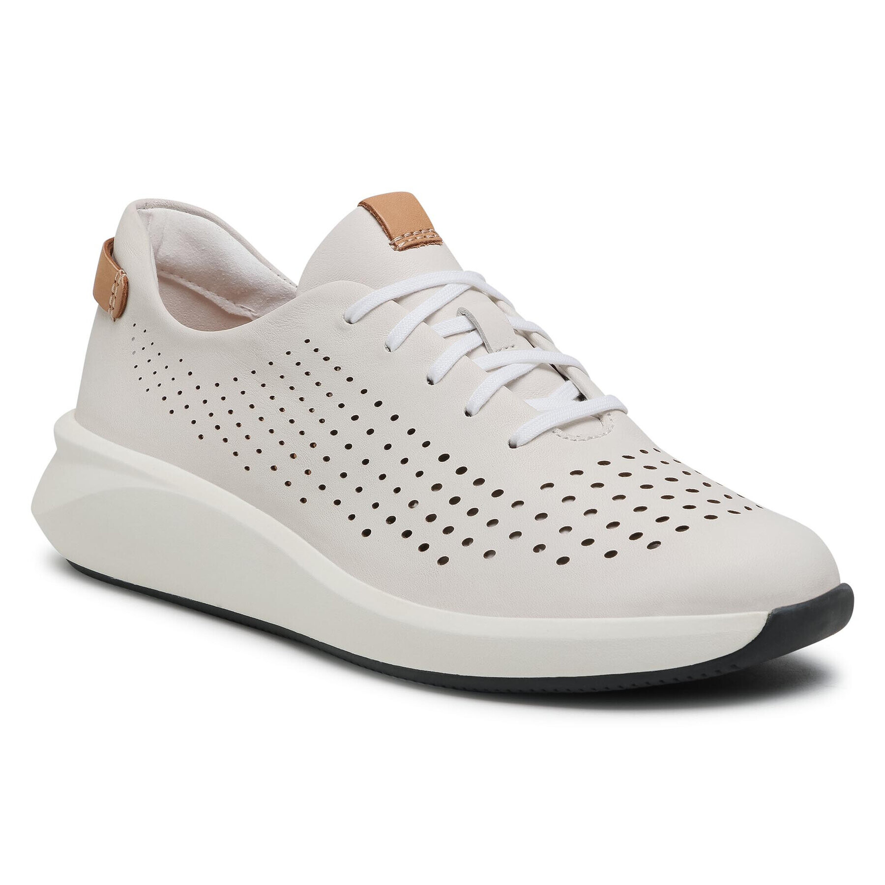 Clarks Sneakers Un Rio Tie 261482564 Alb - Pled.ro