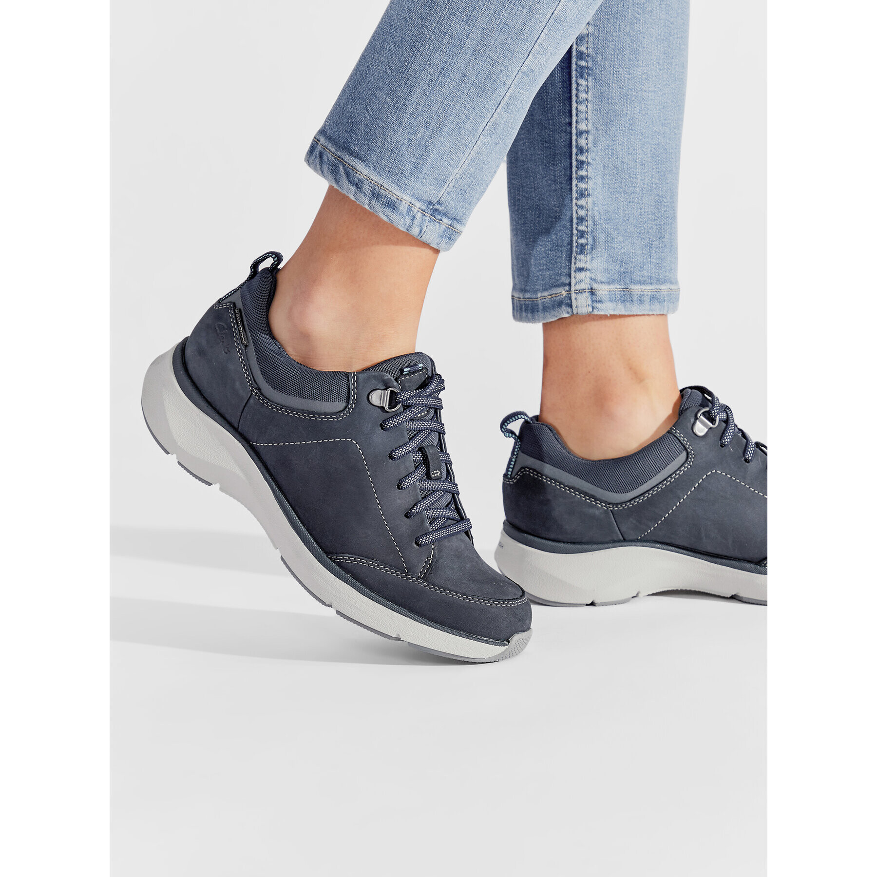 Clarks Sneakers Wave2.0 Lace. 261523914 Bleumarin - Pled.ro