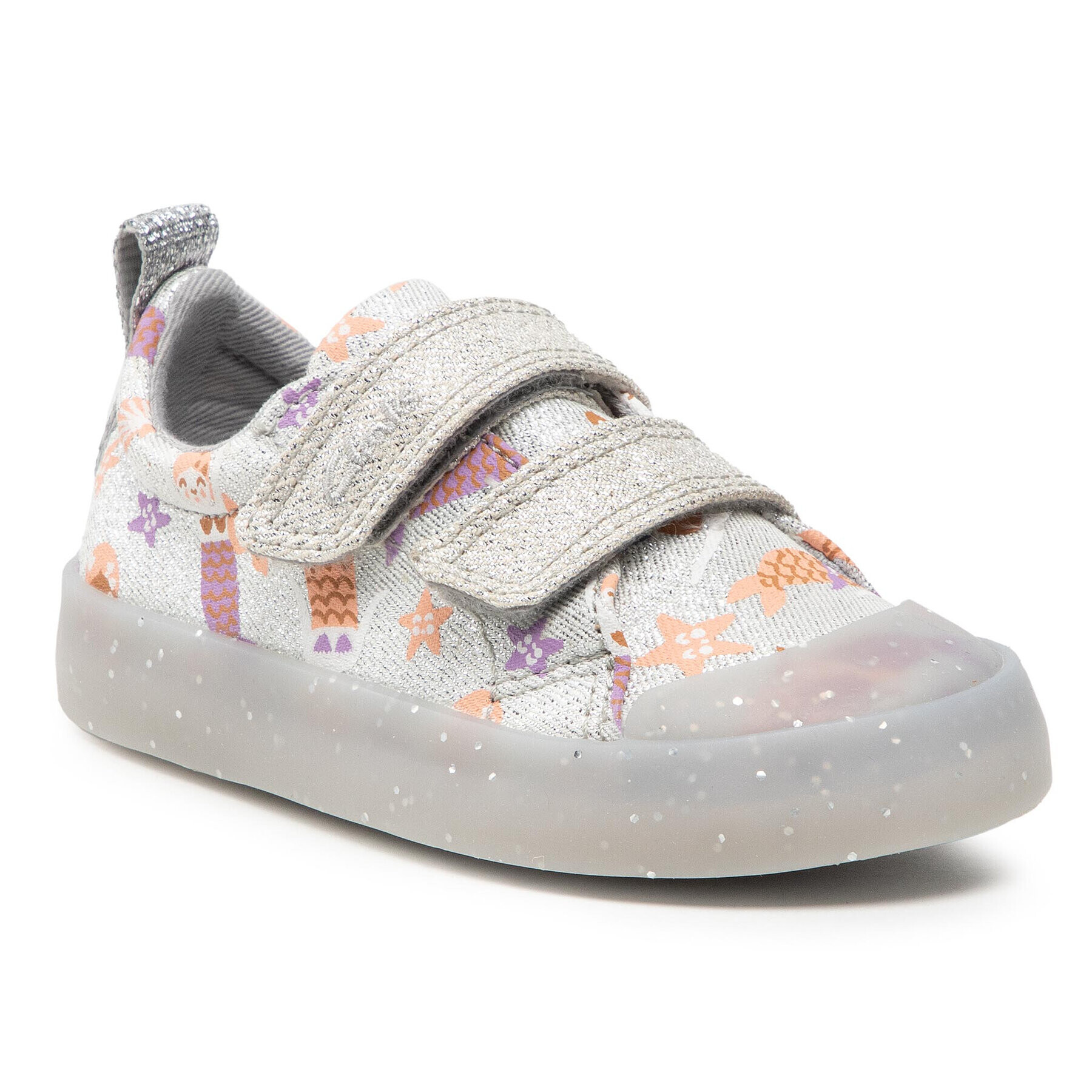 Clarks Teniși Foxing Print T 261583596 Gri - Pled.ro