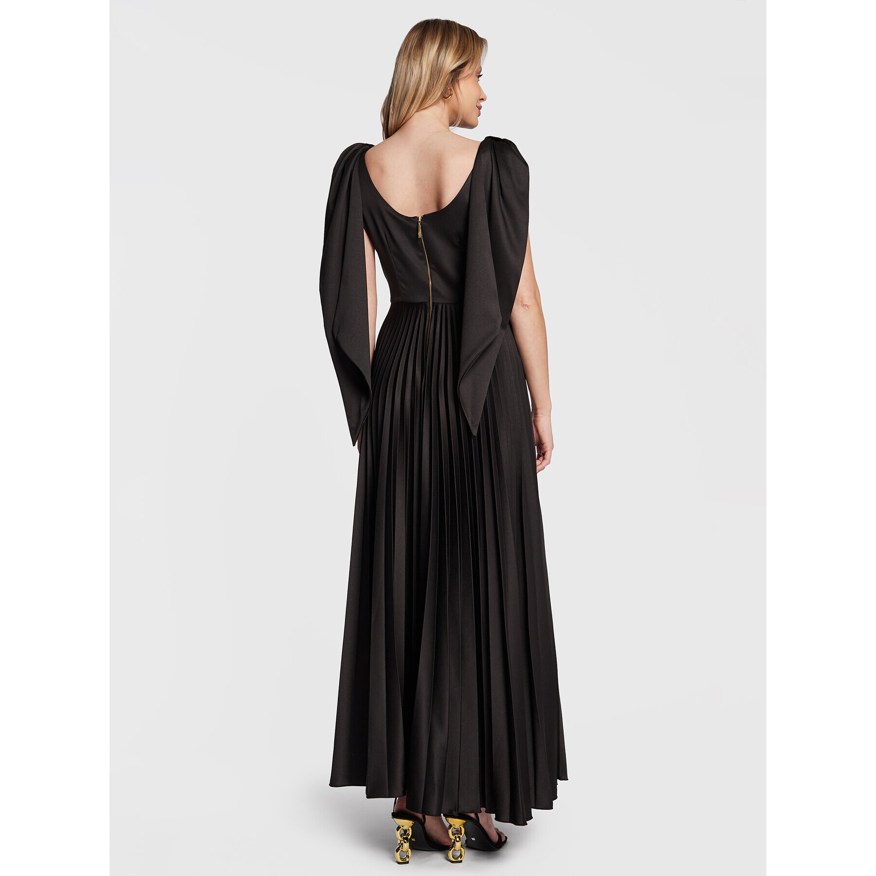 Closet London Rochie de seară D7993 Negru Regular Fit - Pled.ro