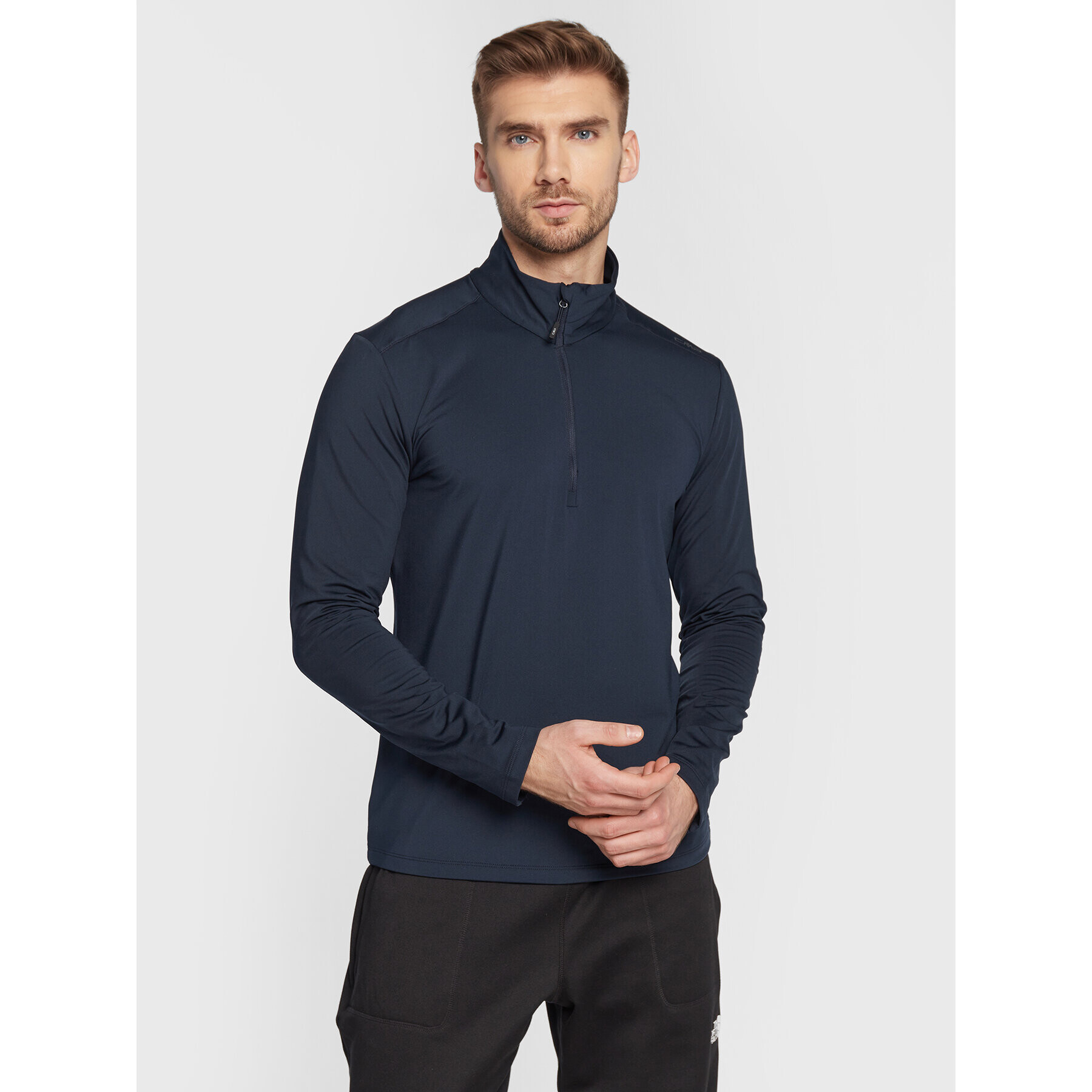 CMP Bluză tehnică 30L1097 Bleumarin Slim Fit - Pled.ro