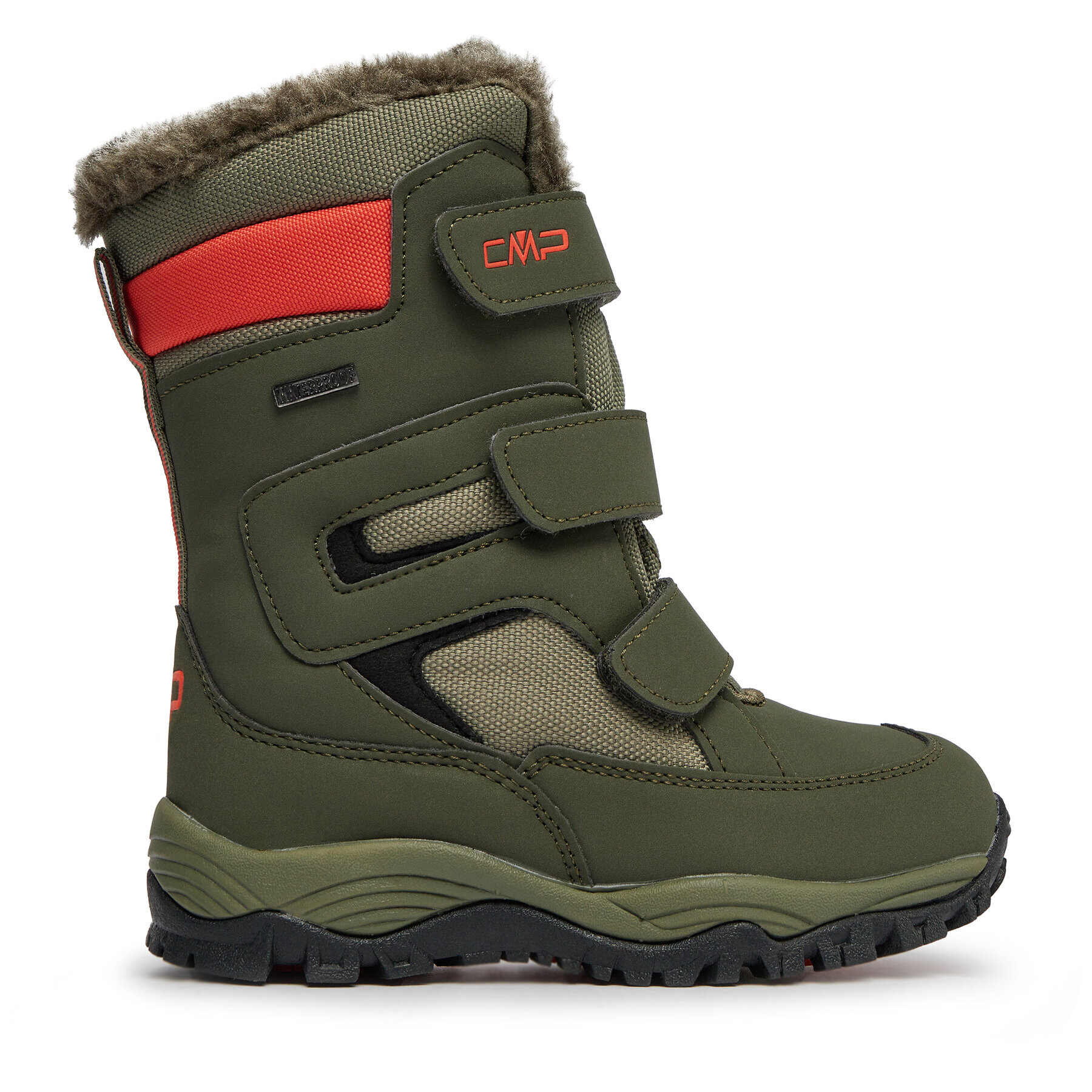 CMP Cizme de zăpadă Kids Hexis Snow Boot Wp 30Q4634 Verde - Pled.ro