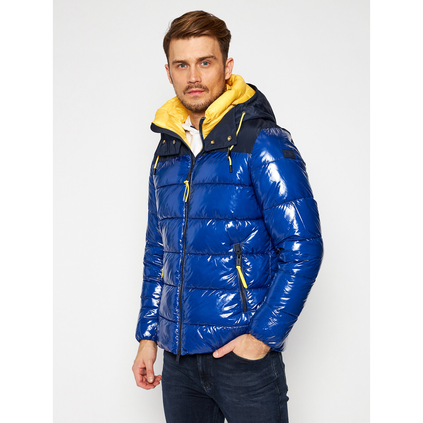 CMP Geacă din puf 30K2817 Bleumarin Regular Fit - Pled.ro