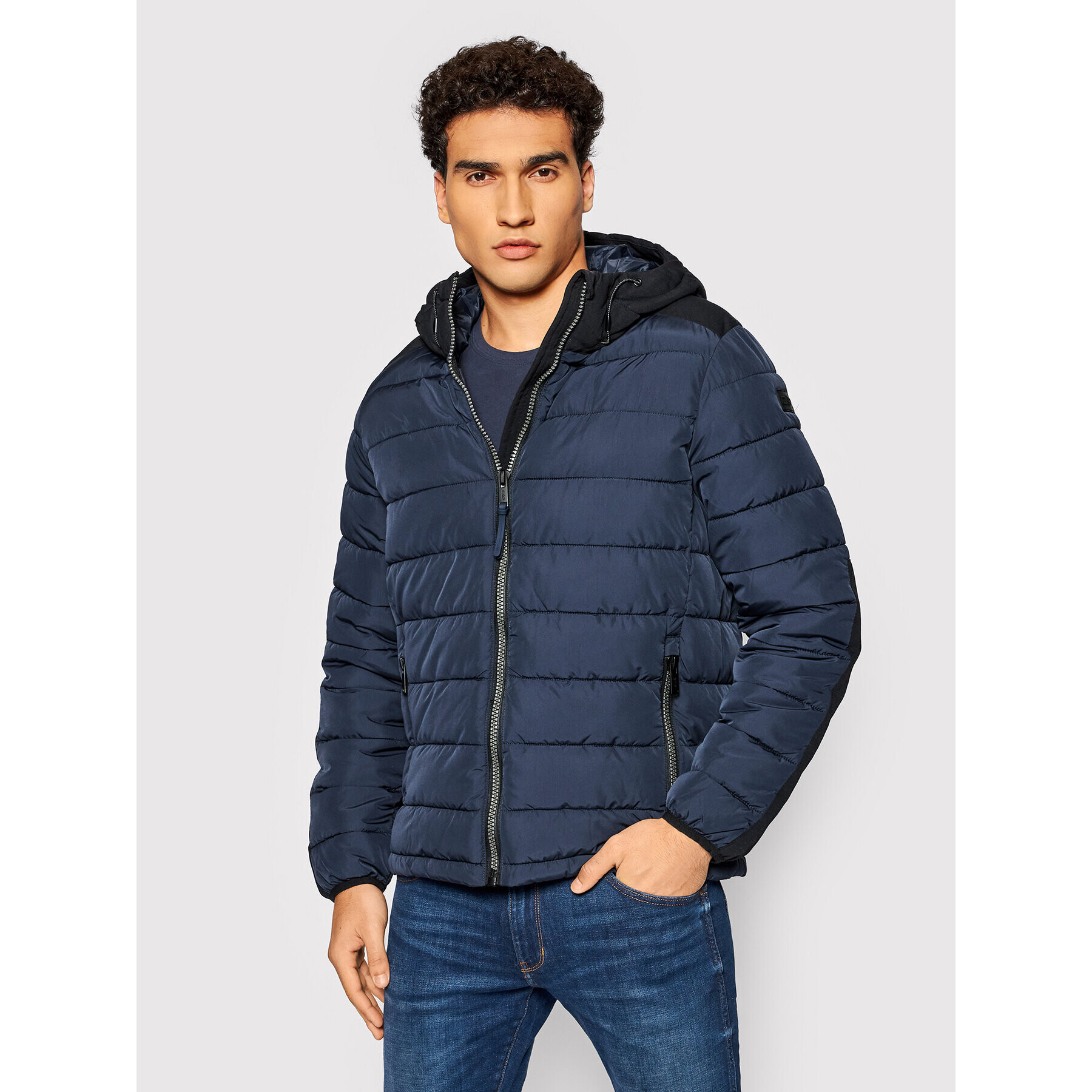 CMP Geacă din puf 31K2737 Bleumarin Regular Fit - Pled.ro