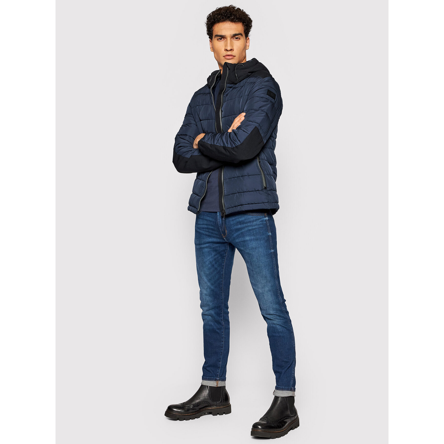 CMP Geacă din puf 31K2737 Bleumarin Regular Fit - Pled.ro