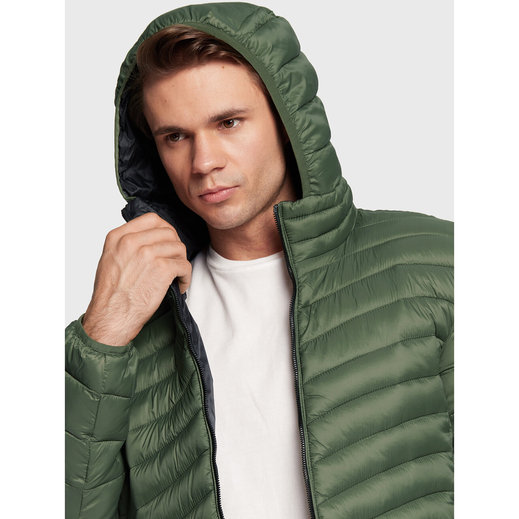 CMP Geacă din puf 32K3147 Verde Regular Fit - Pled.ro