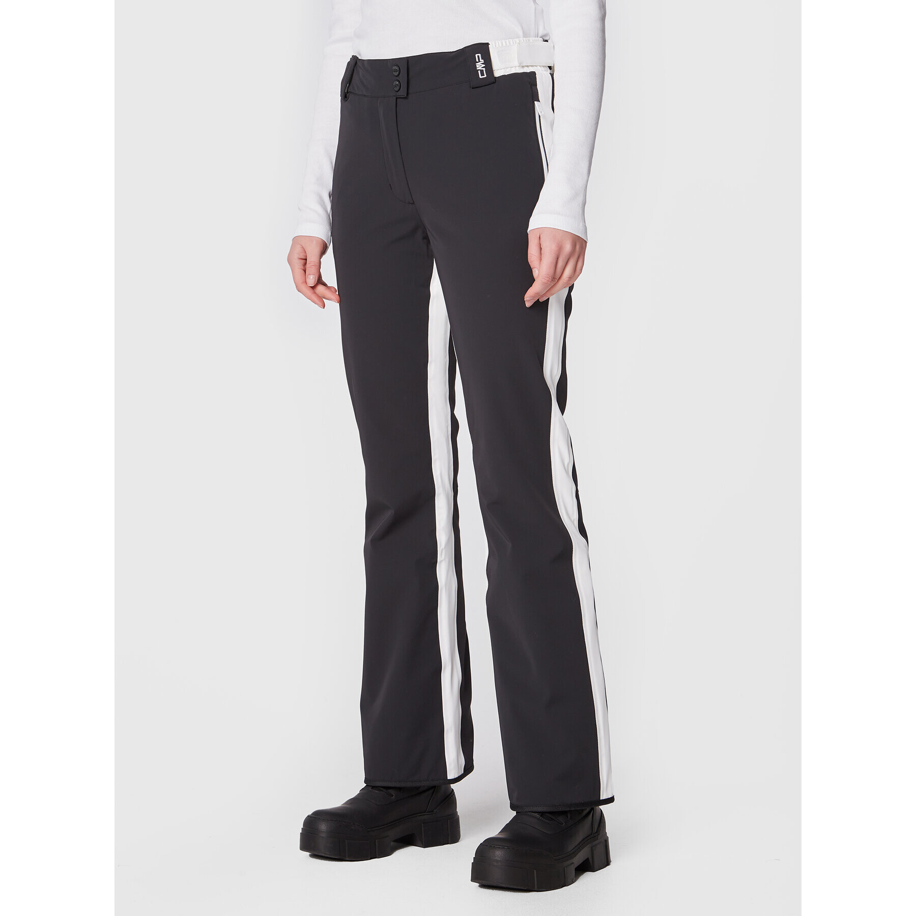 CMP Pantaloni de schi 30W0806 Negru Regular Fit - Pled.ro