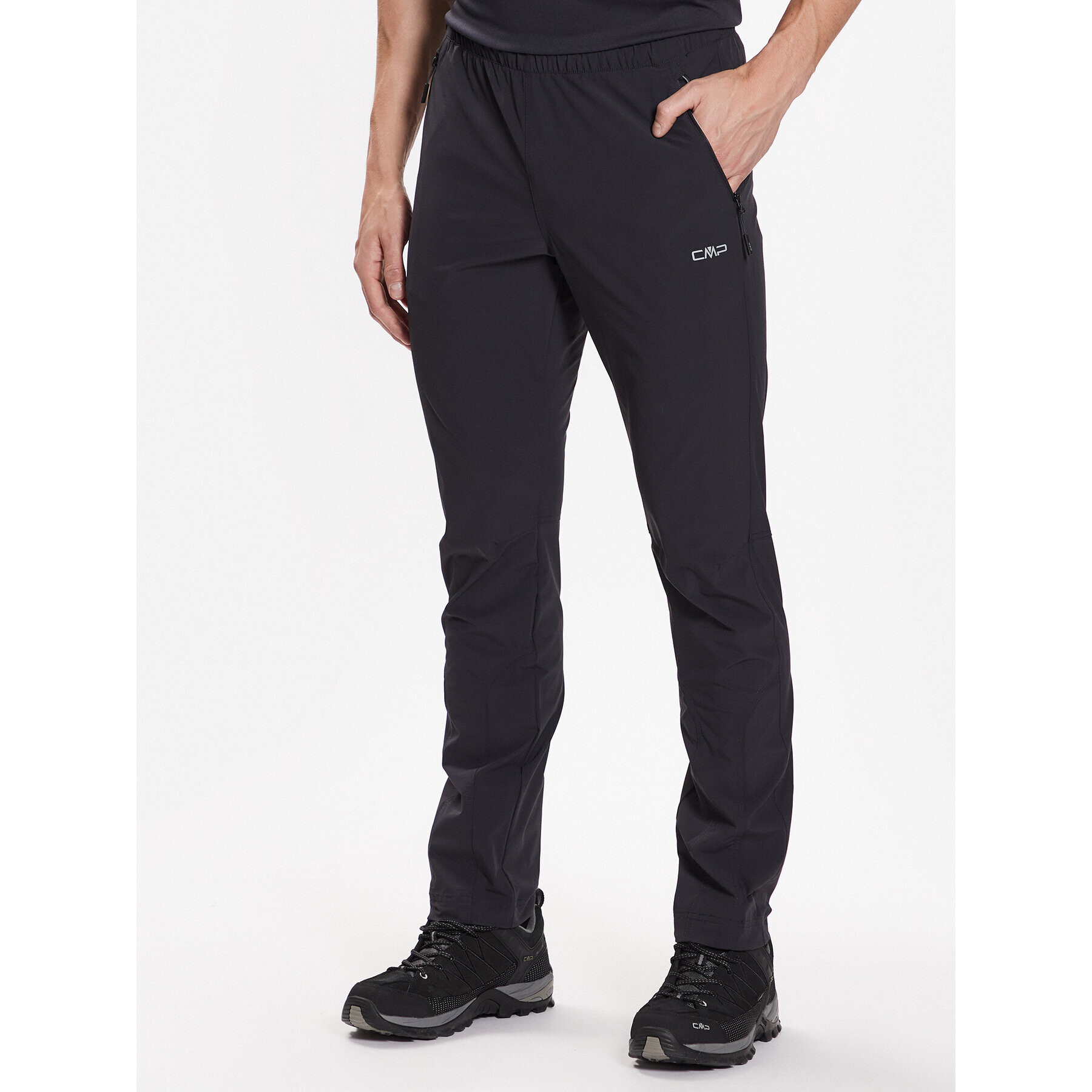 CMP Pantaloni outdoor 33T6657 Gri Active Fit - Pled.ro