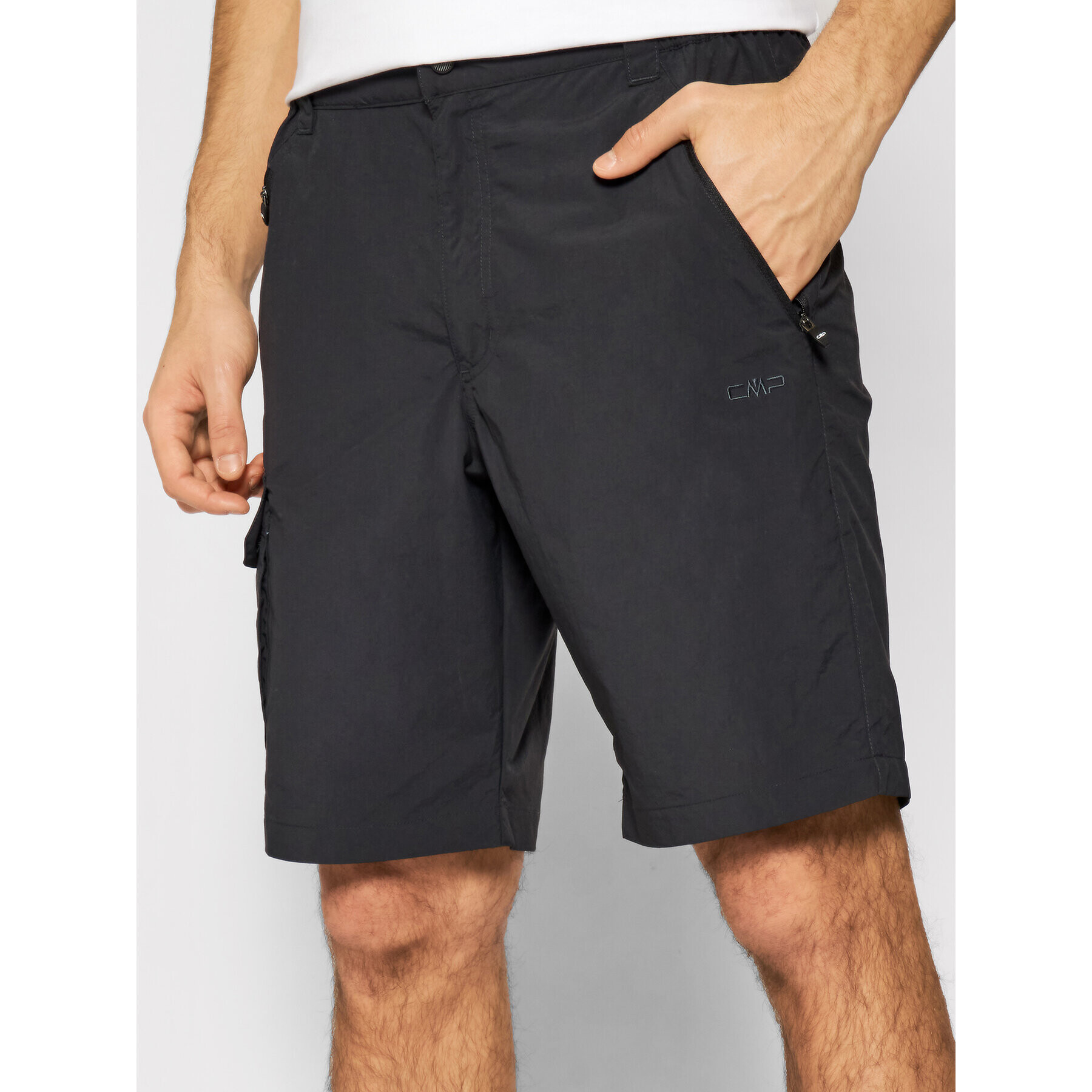 CMP Pantaloni scurți sport 30T6177 Gri Regular Fit - Pled.ro