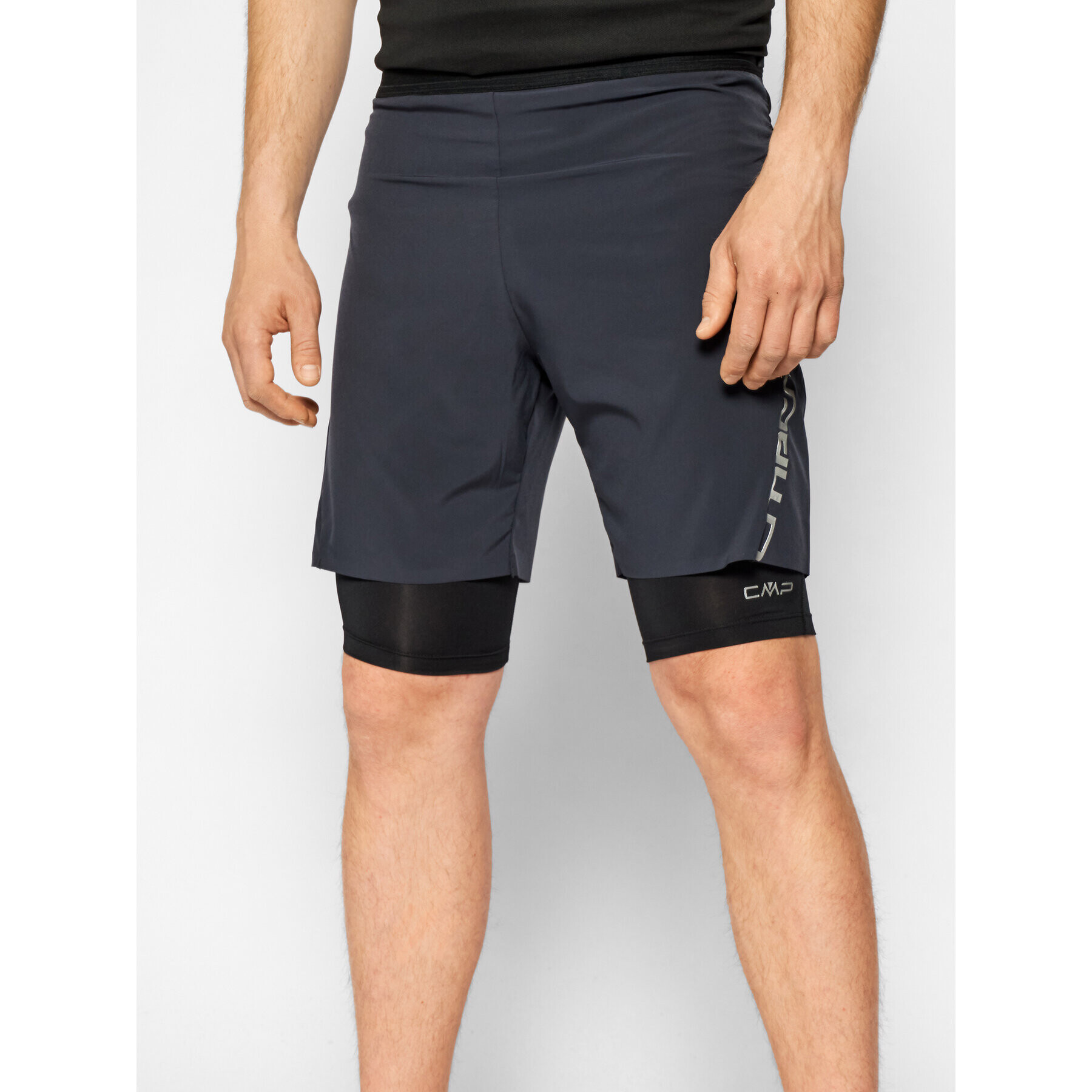 CMP Pantaloni scurți sport 31C6437 Bleumarin Regular Fit - Pled.ro