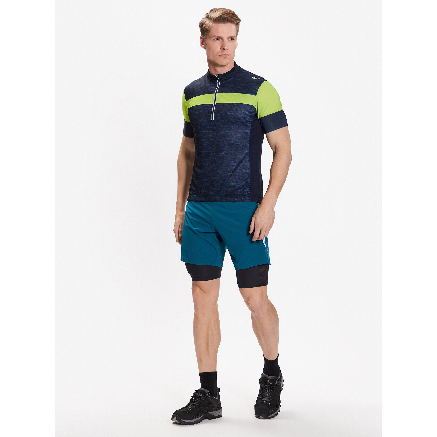 CMP Pantaloni scurți sport 32C6747 Albastru Regular Fit - Pled.ro