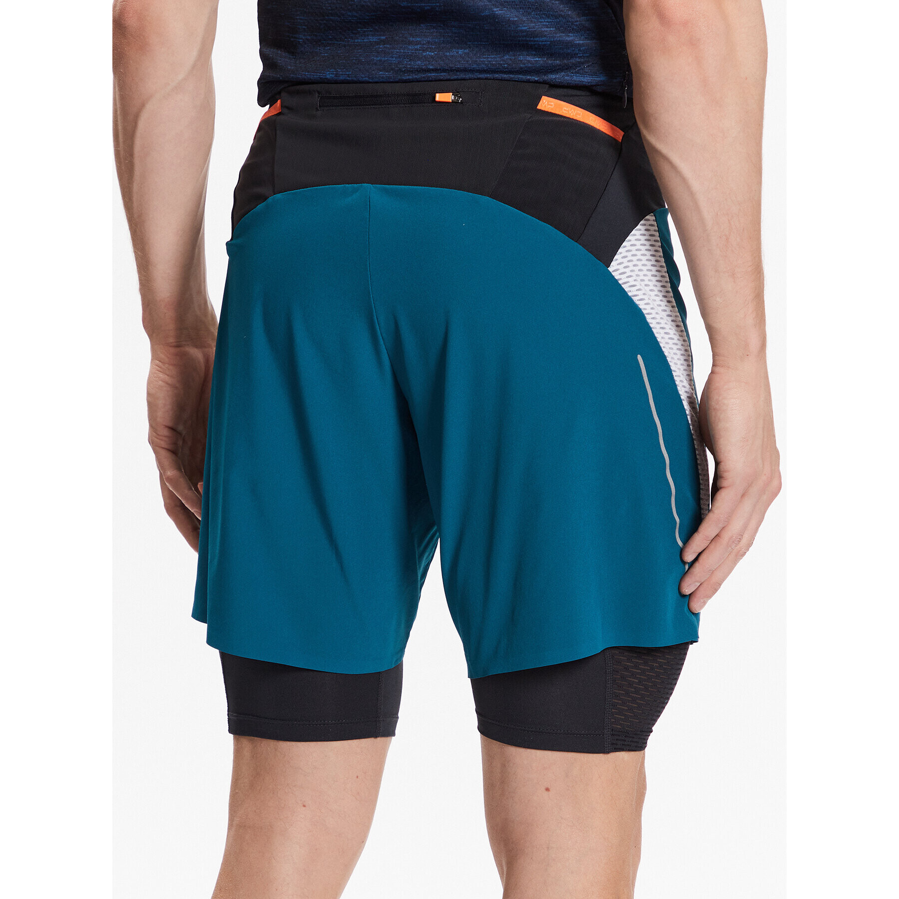 CMP Pantaloni scurți sport 32C6747 Albastru Regular Fit - Pled.ro