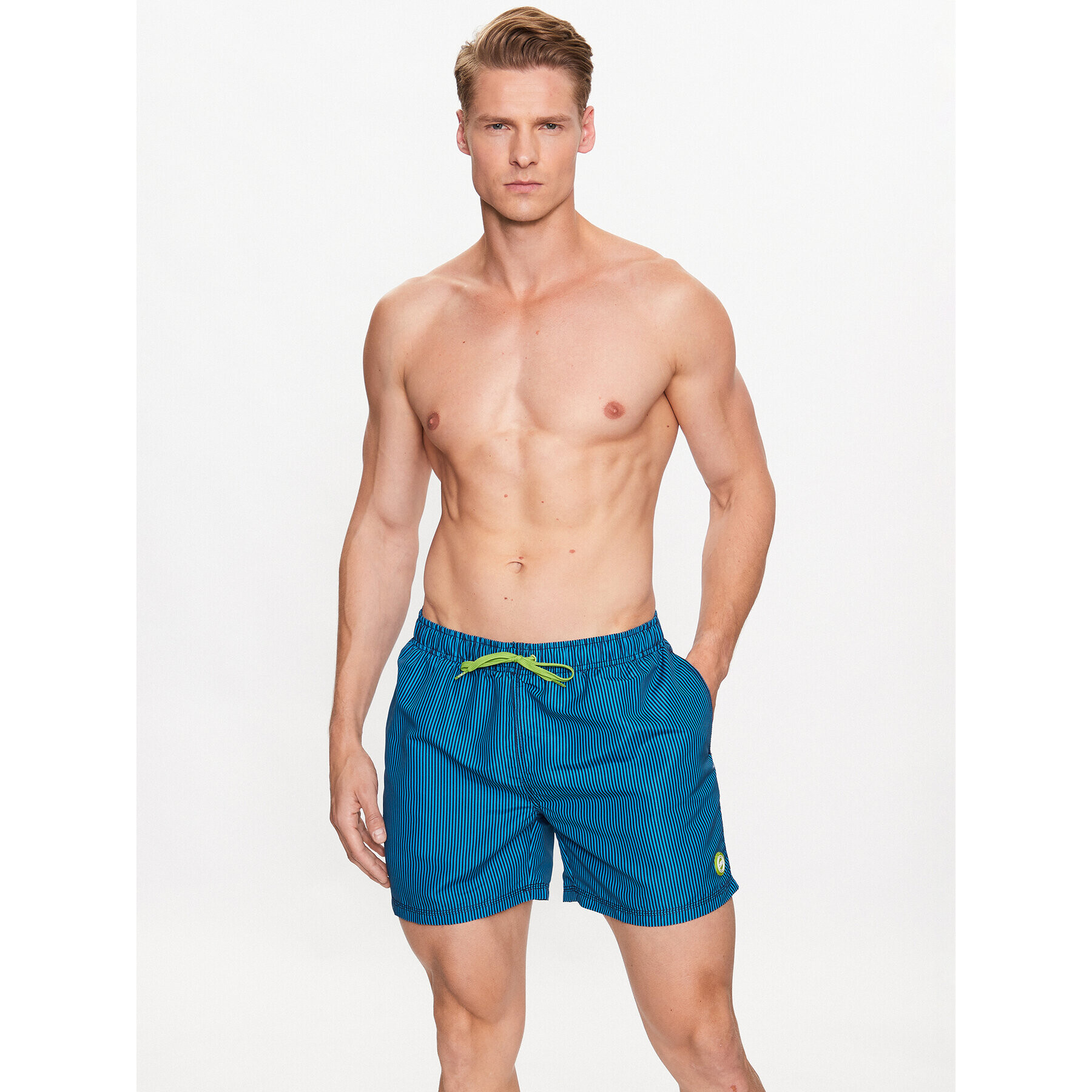 CMP Pantaloni scurți sport 3R50857 Verde Regular Fit - Pled.ro