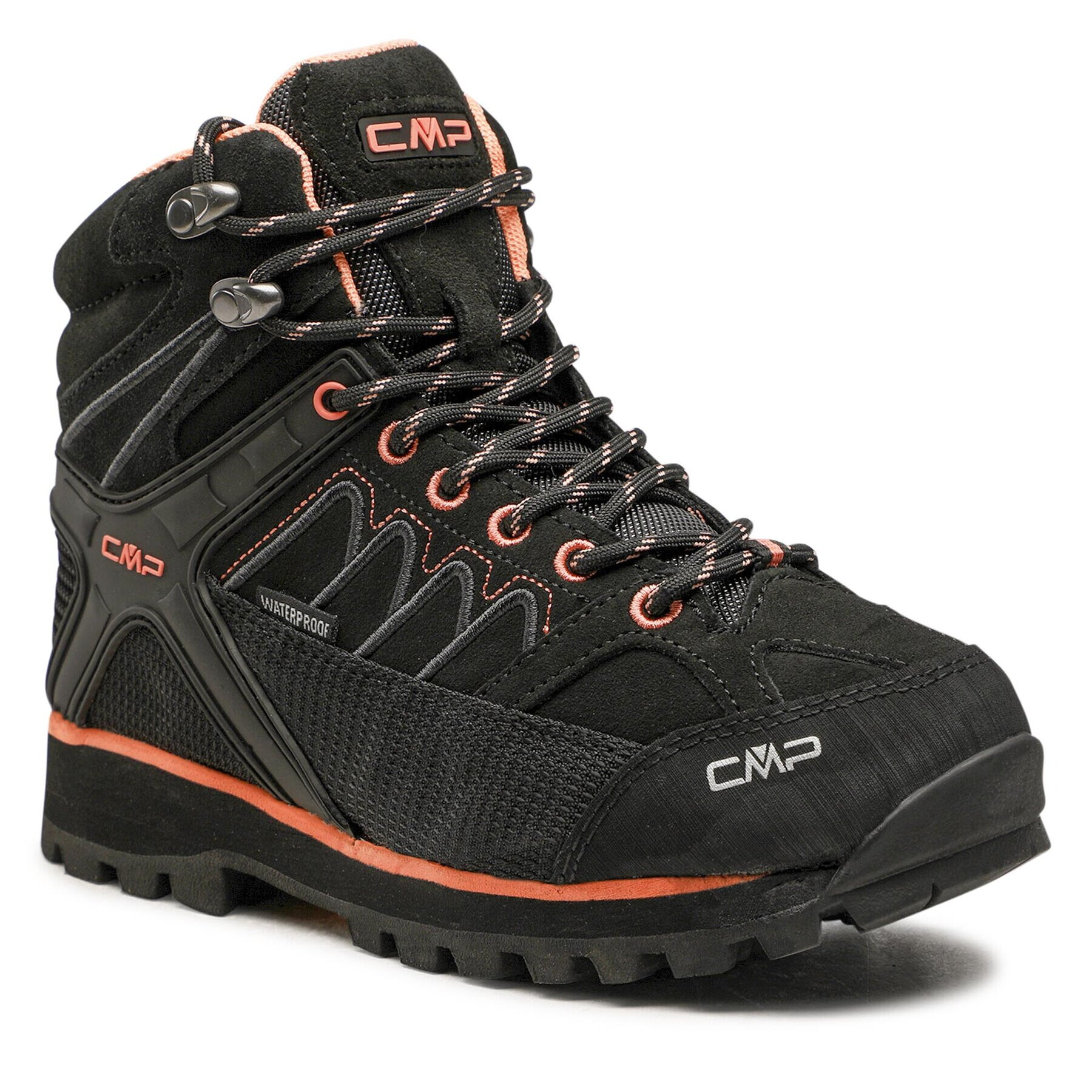 CMP Trekkings Moon Mid Wmn Trekking Shoe Wp 31Q4796 Negru - Pled.ro