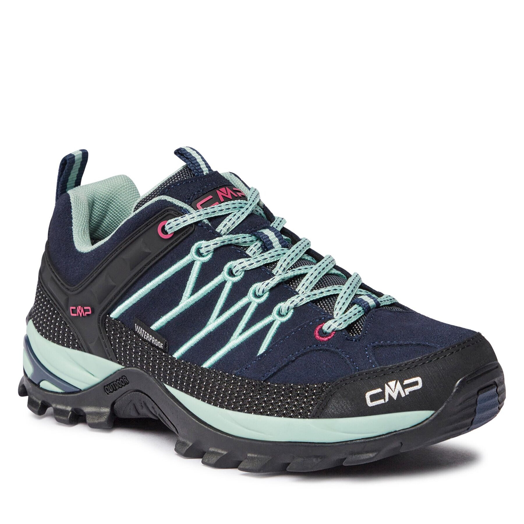 CMP Trekkings Rigel Low Wmn Treking Shoe Wp 3Q13246 Albastru - Pled.ro