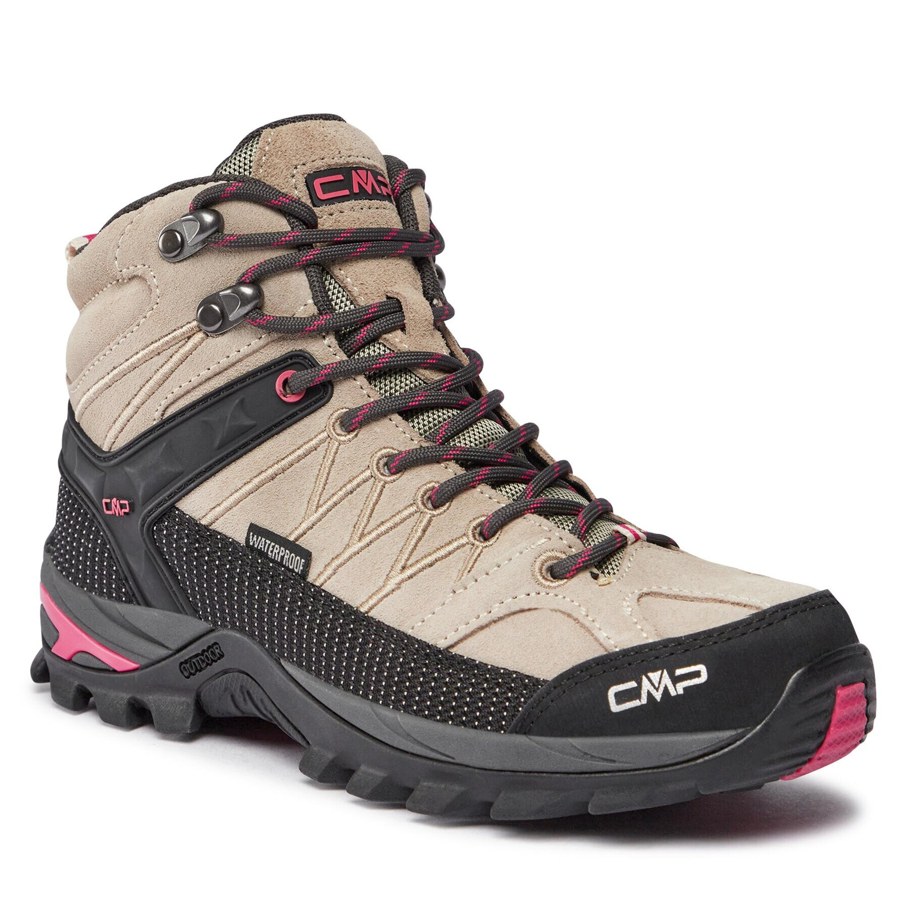 CMP Trekkings Rigel Mid Wmn Trekking Shoe Wp 3Q12946 Bej - Pled.ro