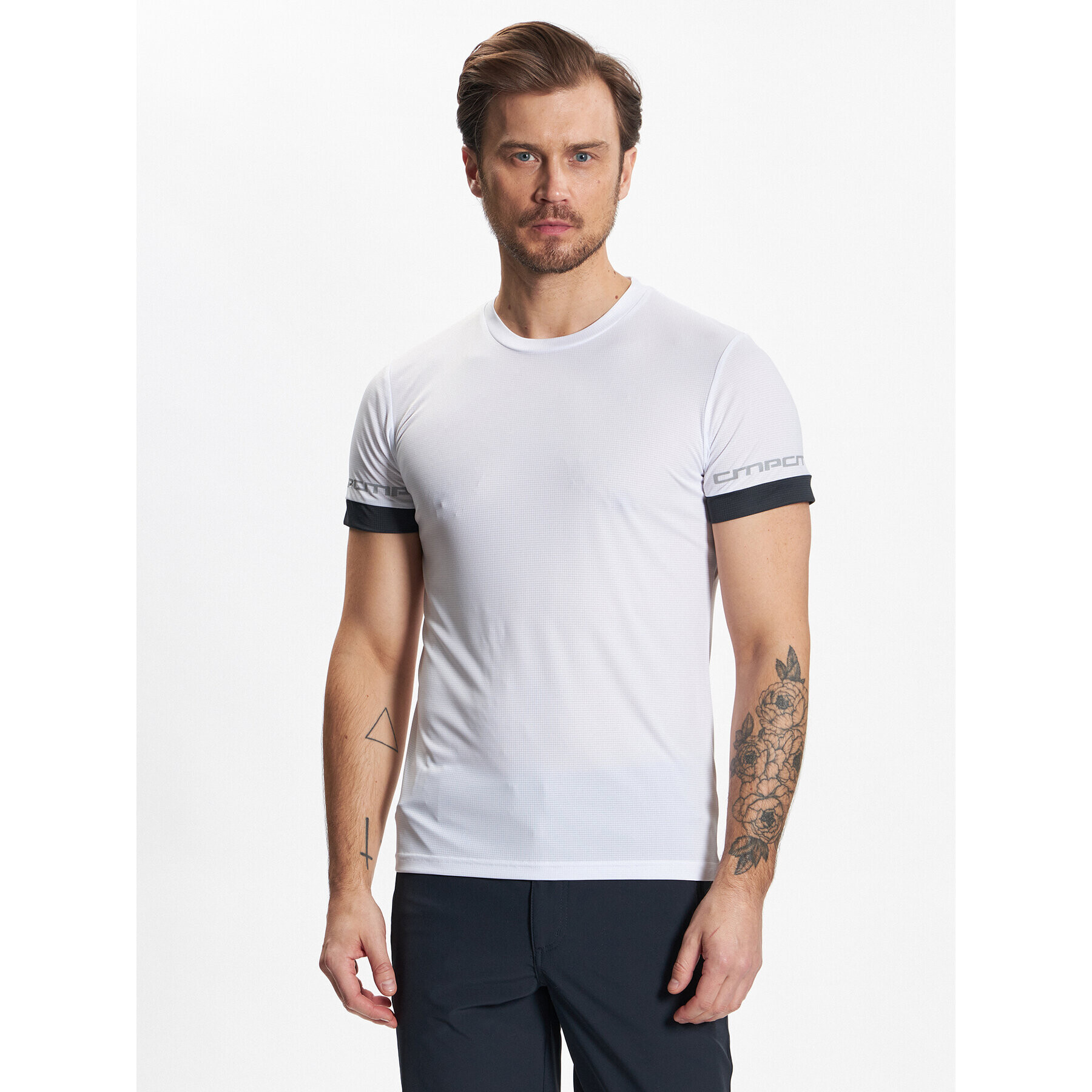 CMP Tricou 33N6677 Alb Regular Fit - Pled.ro