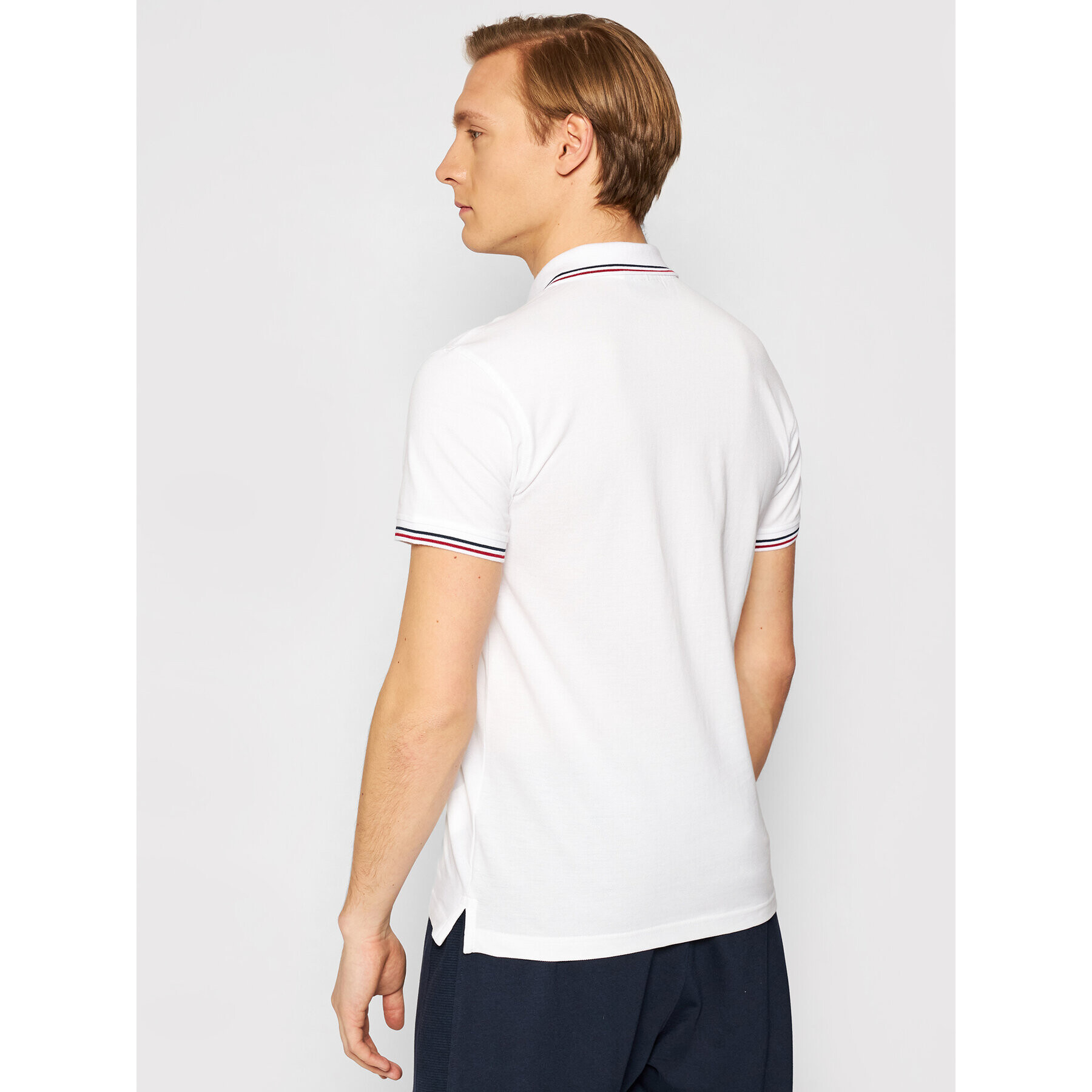 CMP Tricou polo 39D8367 Alb Regular Fit - Pled.ro