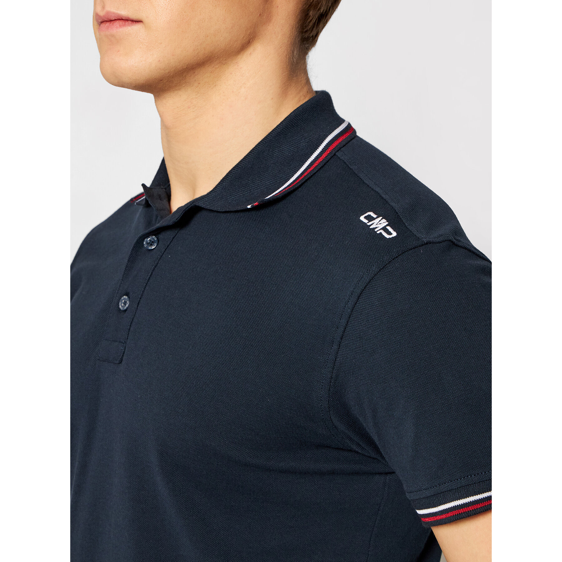 CMP Tricou polo 39D8367 Bleumarin Regular Fit - Pled.ro