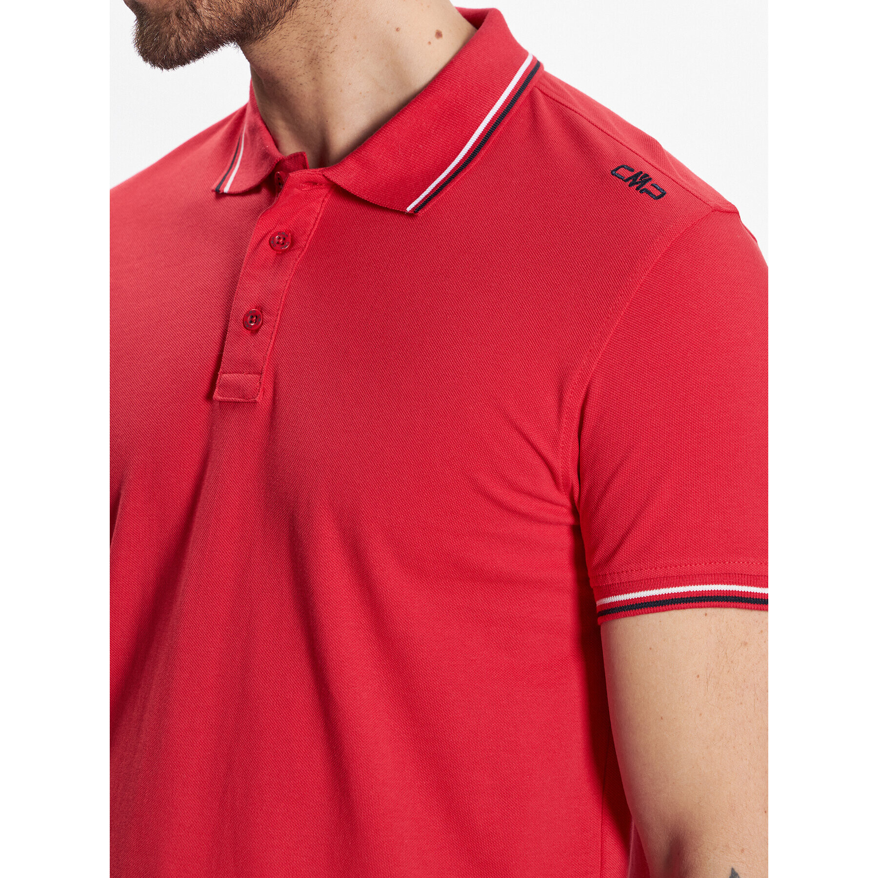 CMP Tricou polo 39D8367 Roșu Regular Fit - Pled.ro