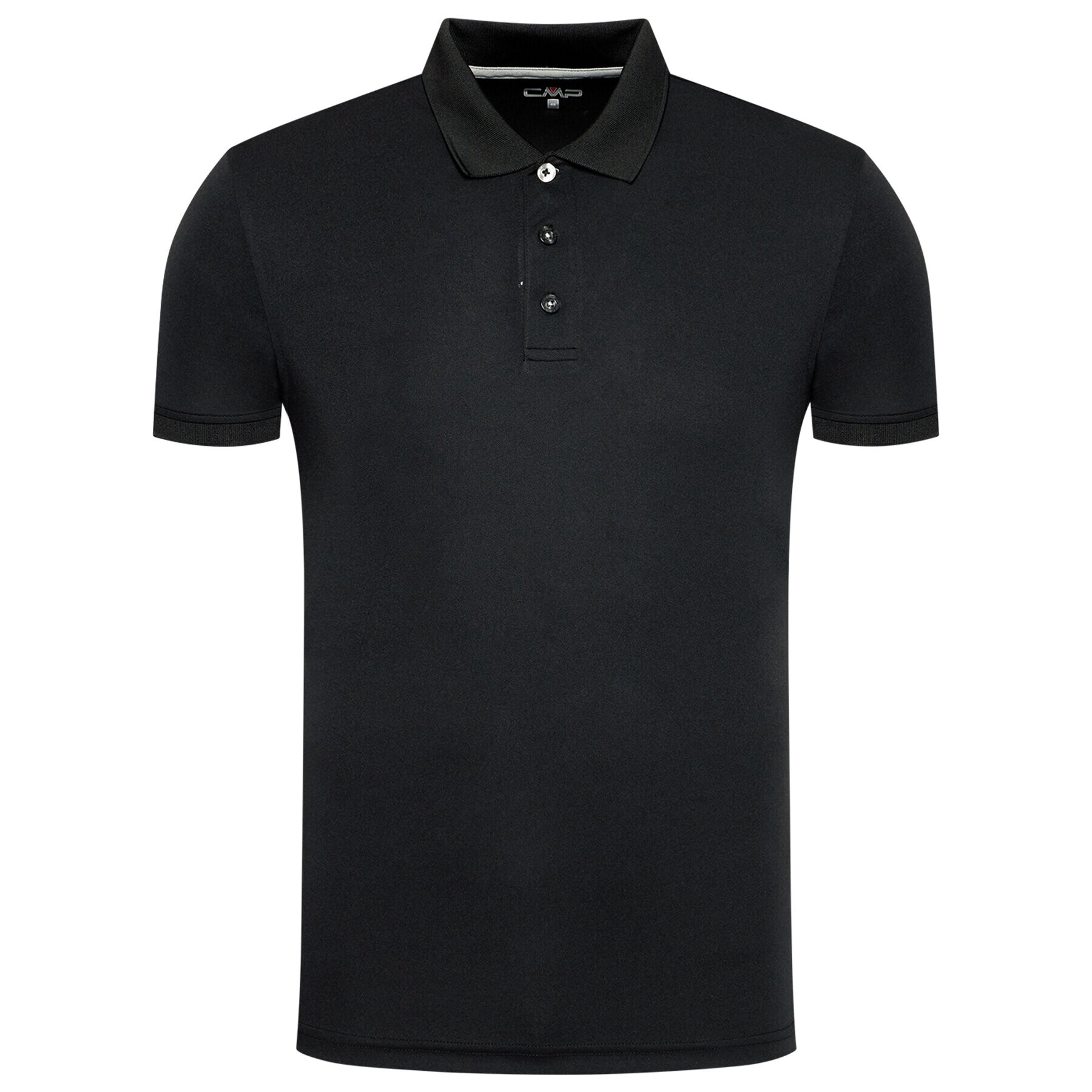 CMP Tricou polo 3T60077 Negru Regular Fit - Pled.ro