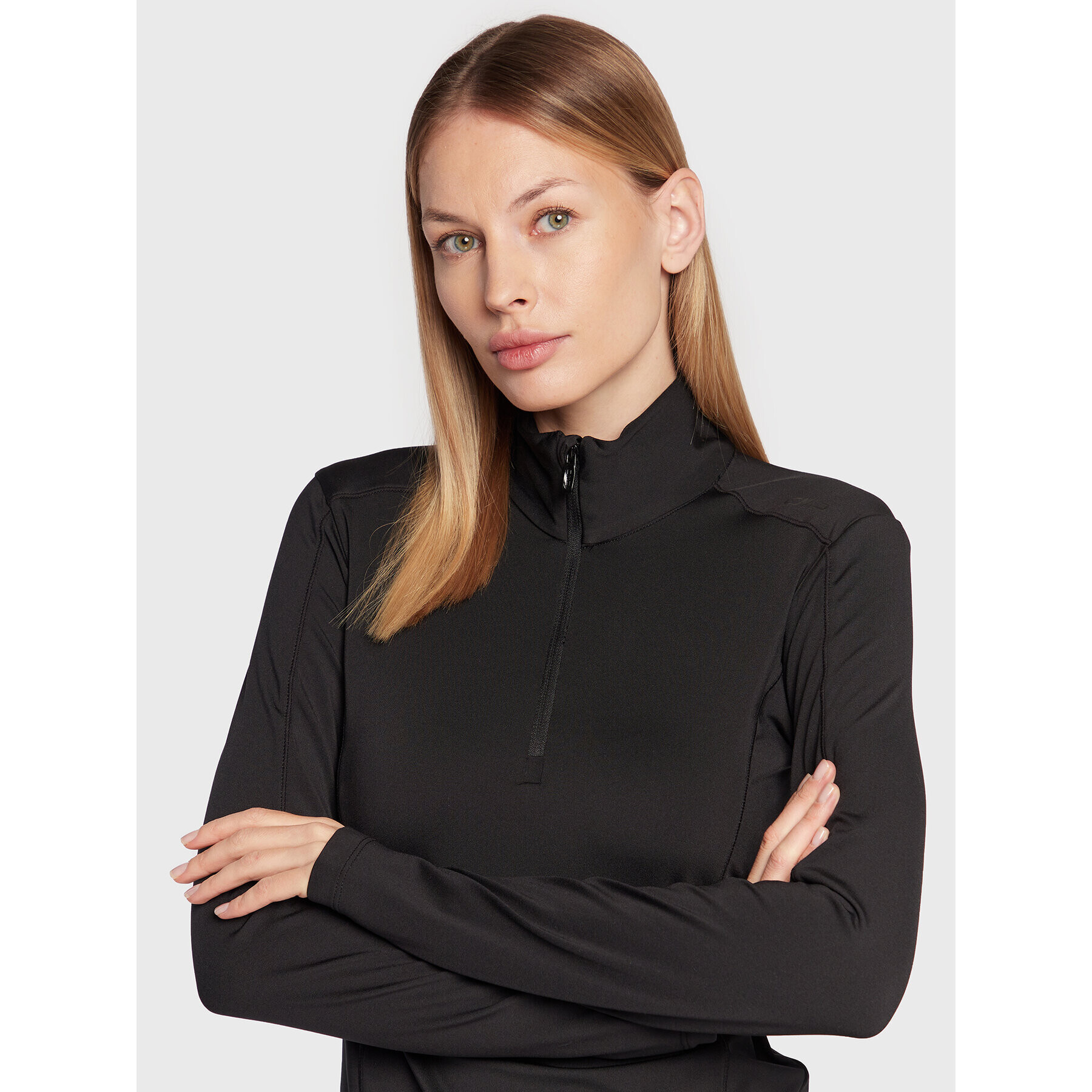 CMP Tricou tehnic 30L1086 Negru Regular Fit - Pled.ro