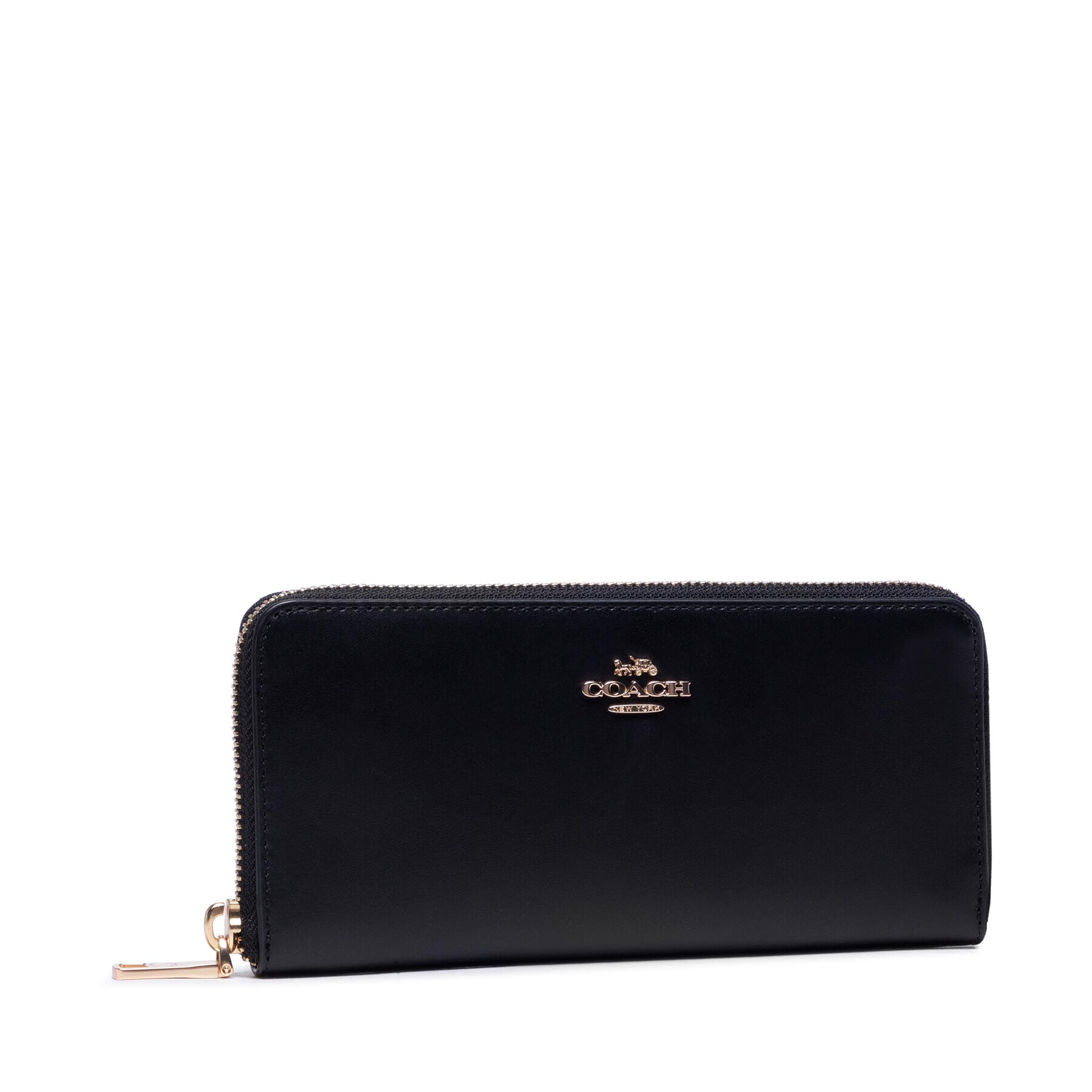 Coach Portofel Mare de Damă Smth Slm Acc Zip 73738 Negru - Pled.ro