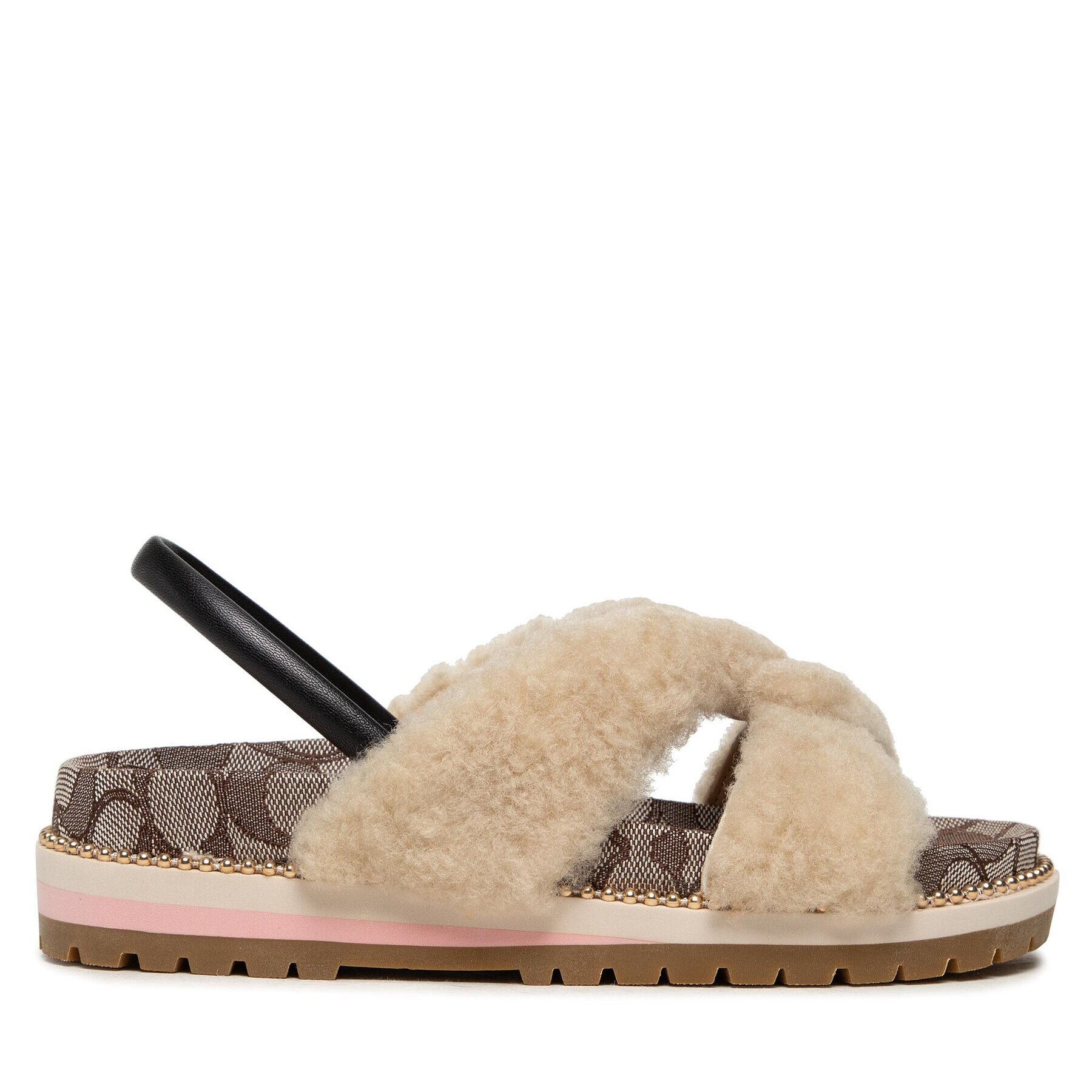 Coach Sandale Tally Shearlg Sandal C5885 Bej - Pled.ro