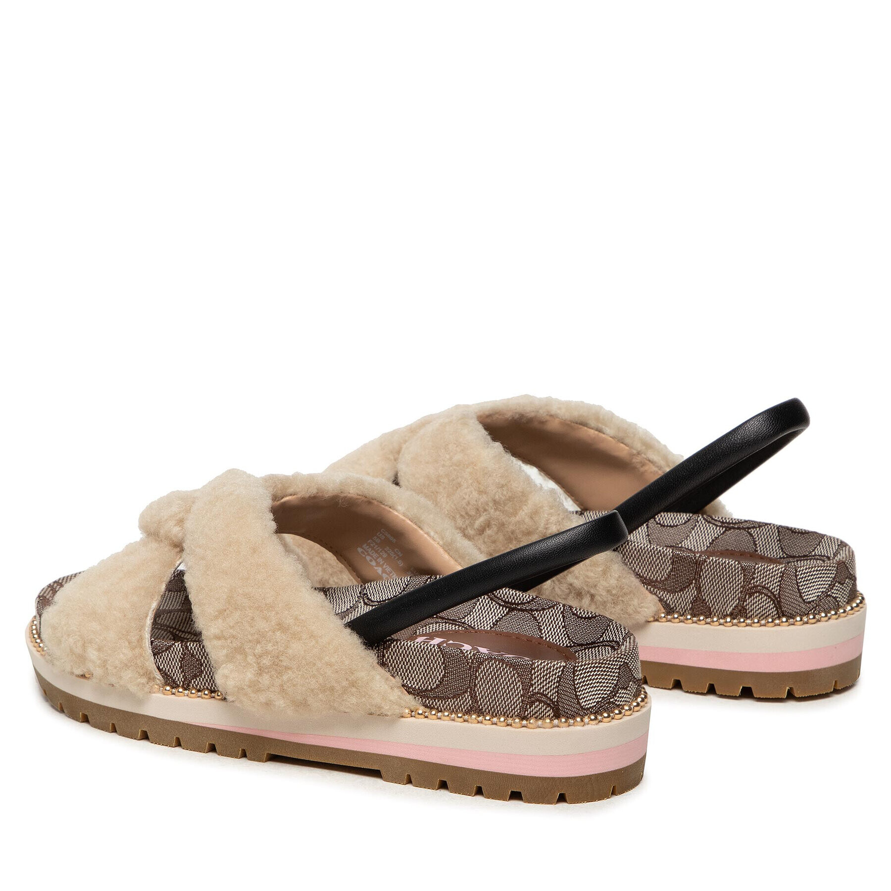 Coach Sandale Tally Shearlg Sandal C5885 Bej - Pled.ro