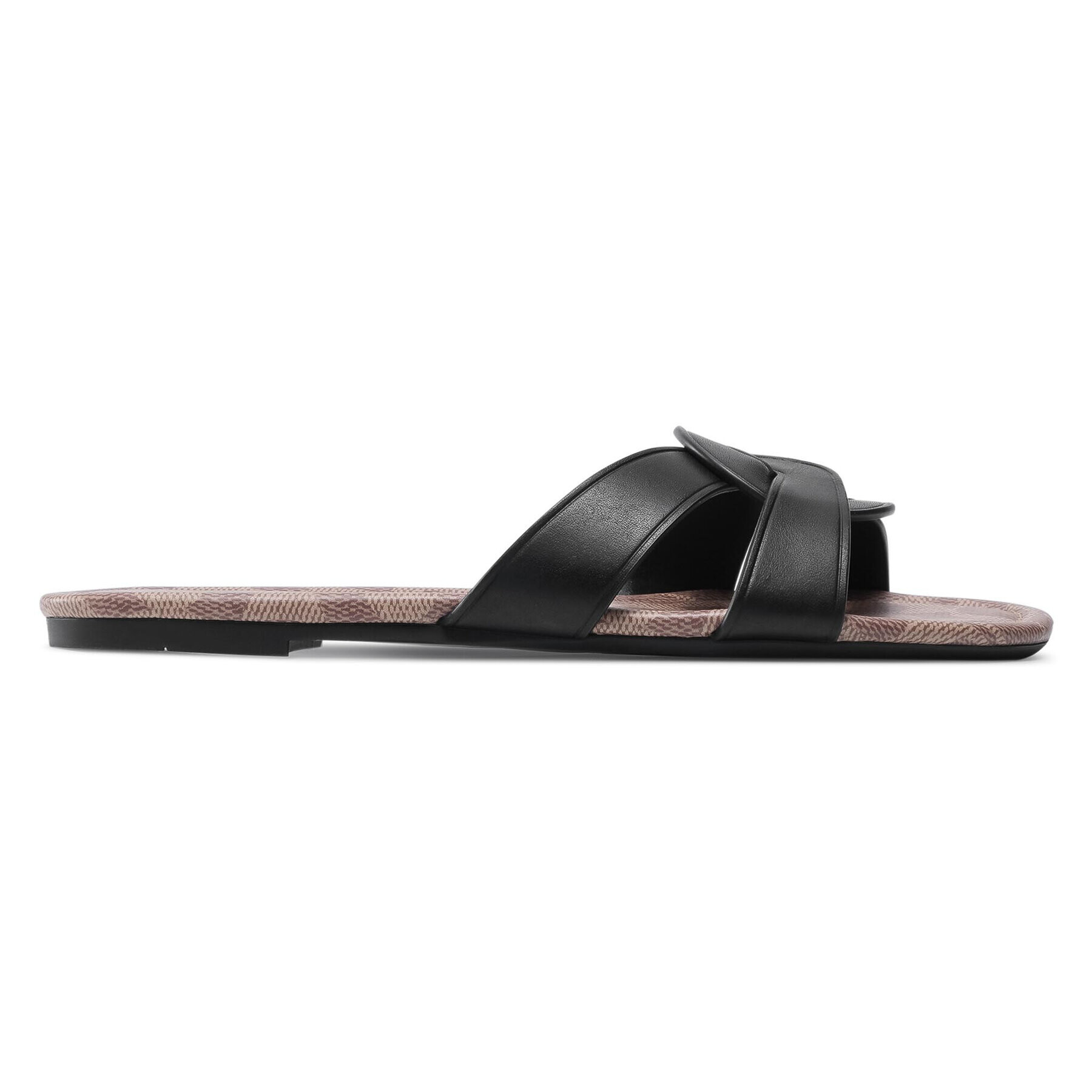 Coach Șlapi Essie Leather Sandal C2310 Negru - Pled.ro