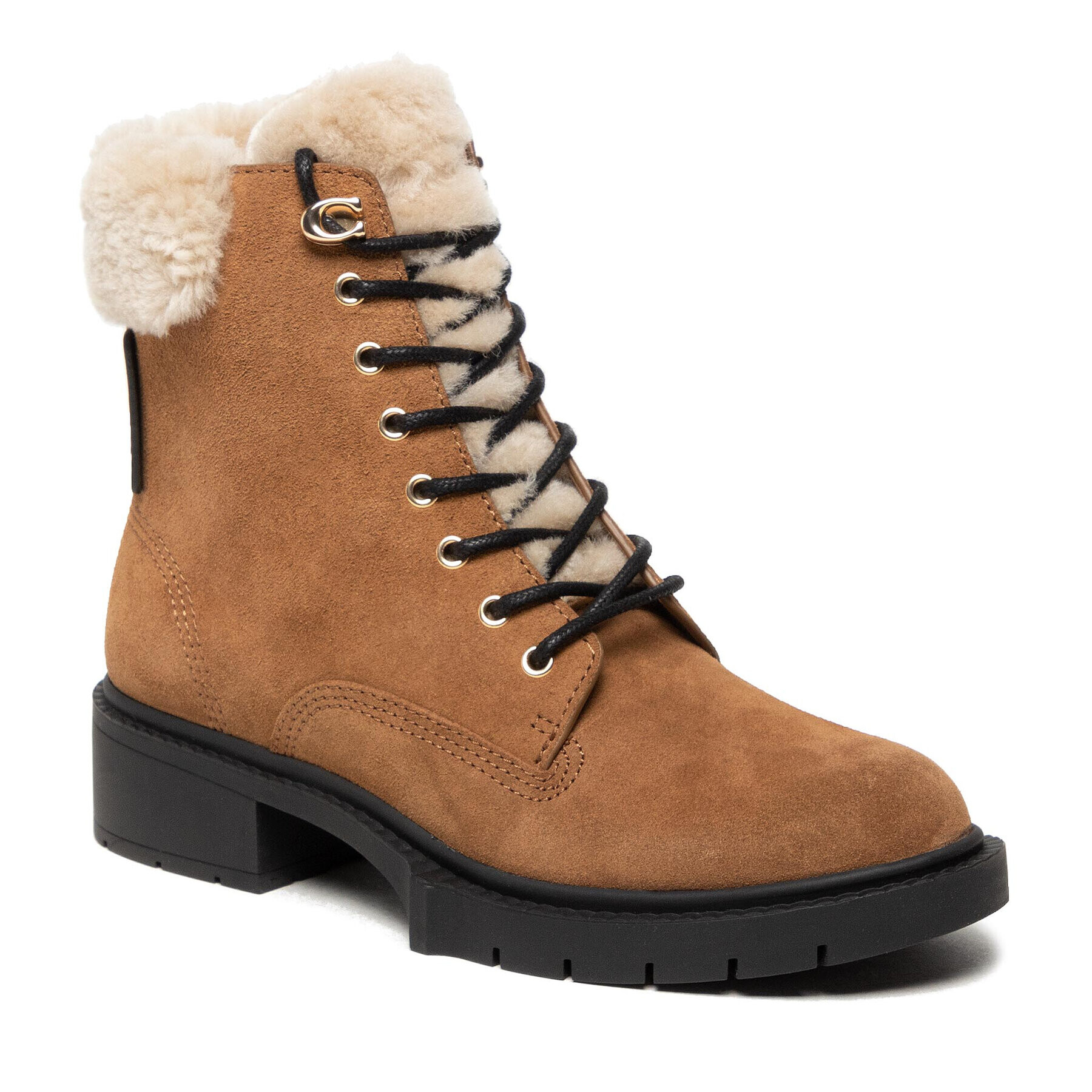 Coach Trappers Lorimer Suede Bootie C5916 Maro - Pled.ro