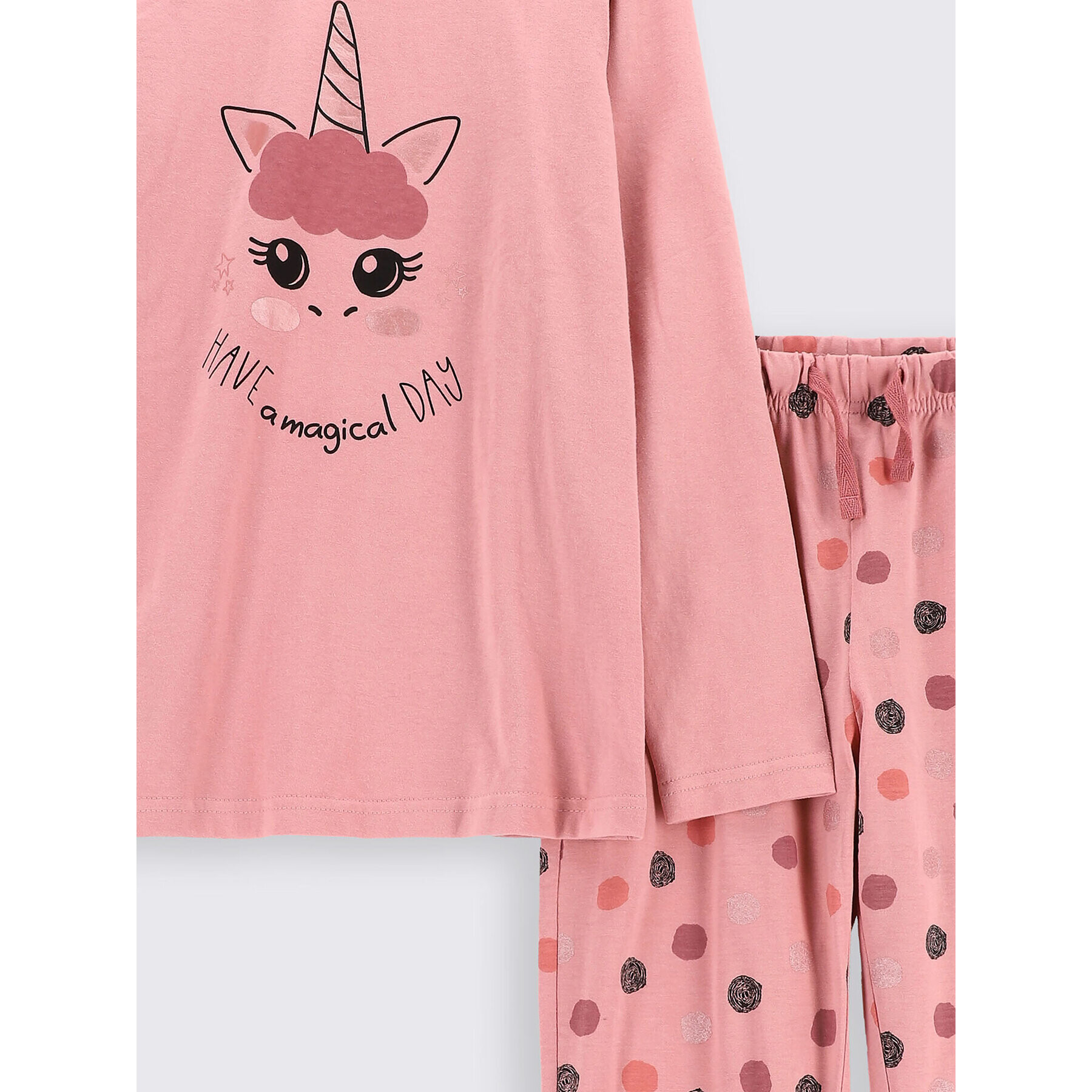 Coccodrillo Pijama ZC2448107PJS Roz Regular Fit - Pled.ro