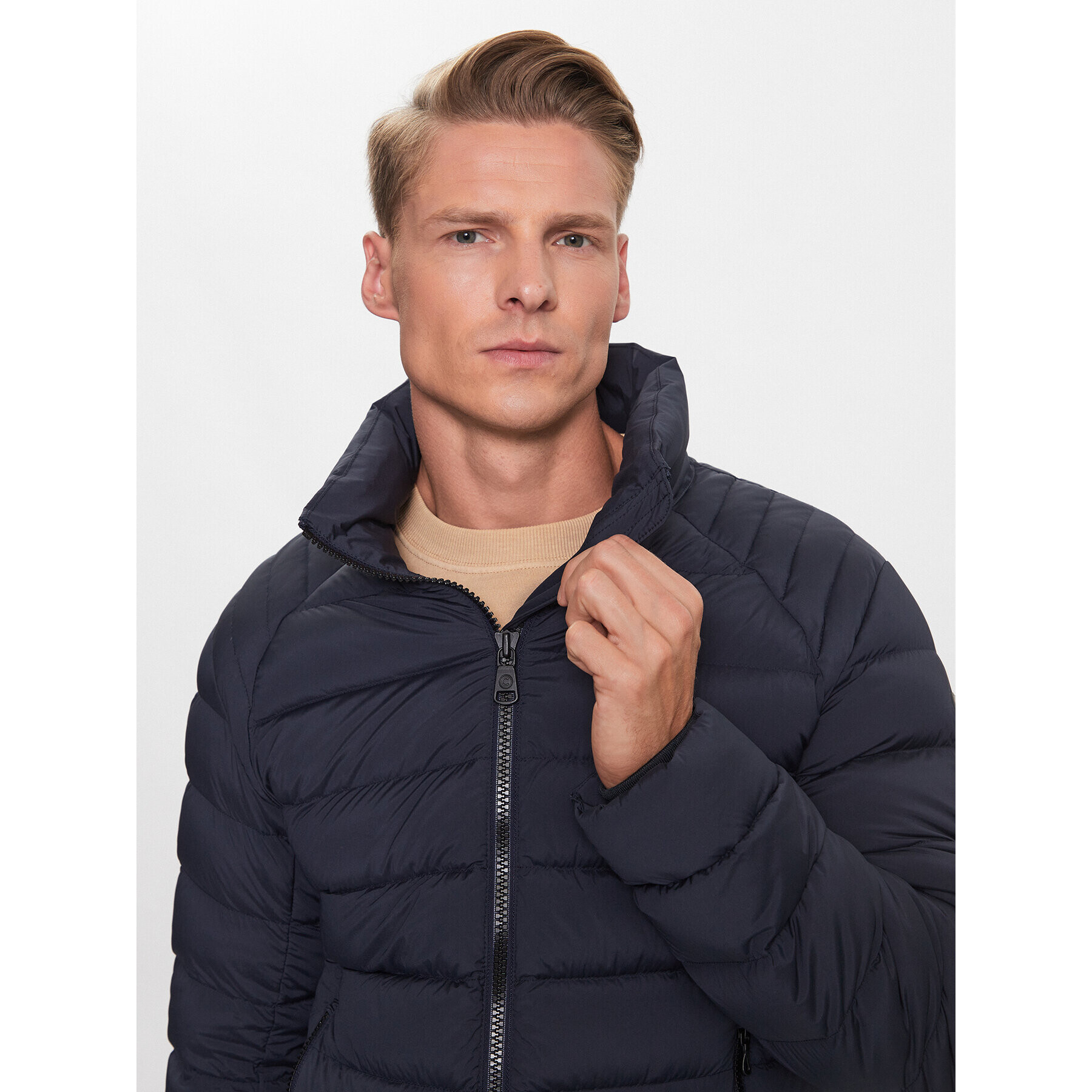 Colmar Geacă din puf 1227 2SE Bleumarin Regular Fit - Pled.ro