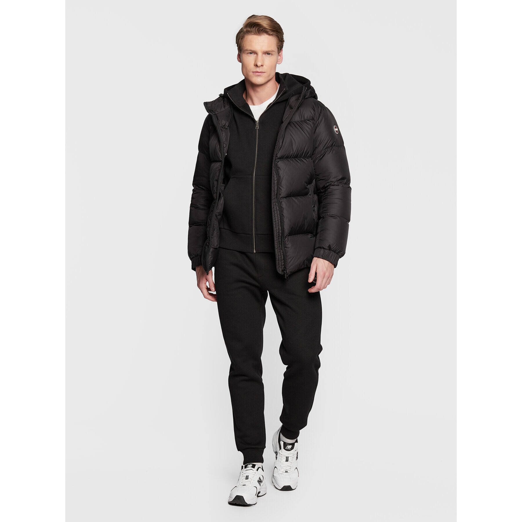 Colmar Geacă din puf E-Concrete 1254 9WY Negru Oversize - Pled.ro