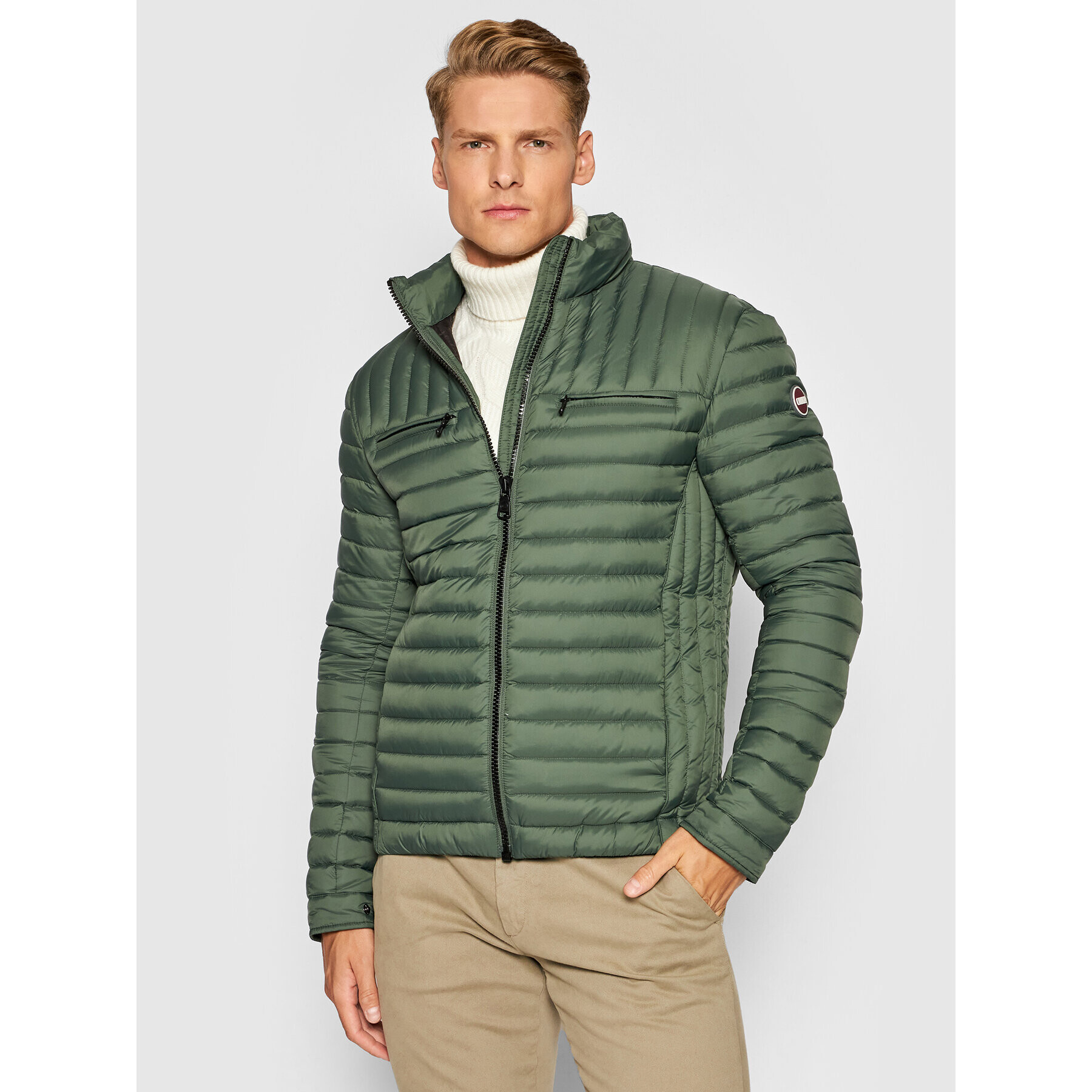 Colmar Geacă din puf Repunk 1299R 8VX Verde Regular Fit - Pled.ro