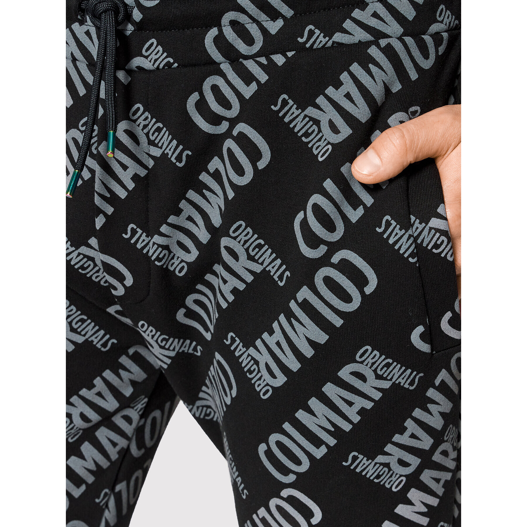 Colmar Pantaloni trening Spangle 8248 6WL Negru Regular Fit - Pled.ro