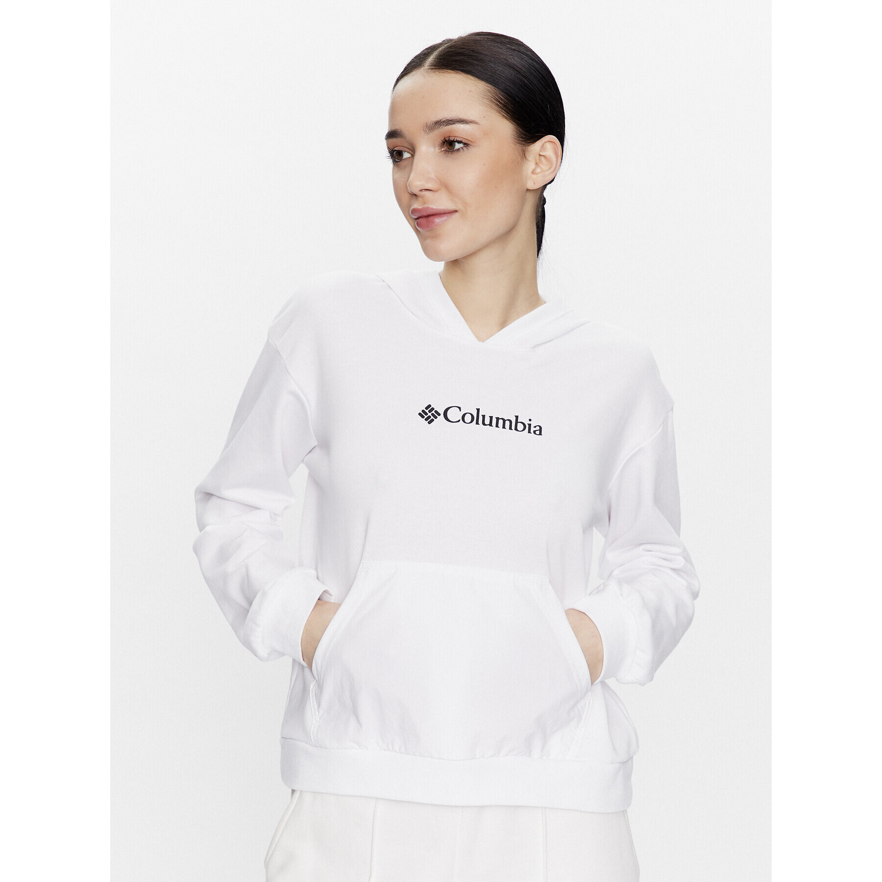 Columbia Bluză Logo 2032871 Alb Regular Fit - Pled.ro