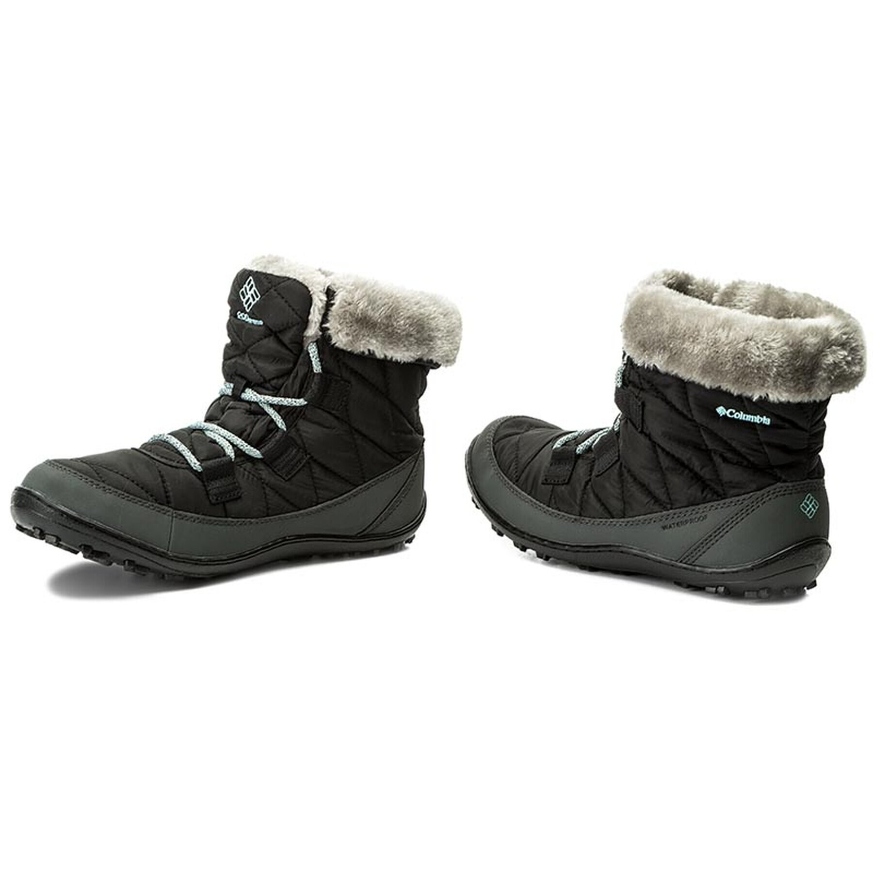 Columbia Cizme de zăpadă Youth Minx Shorty Omni-Heat Waterproof BY1334 Negru - Pled.ro