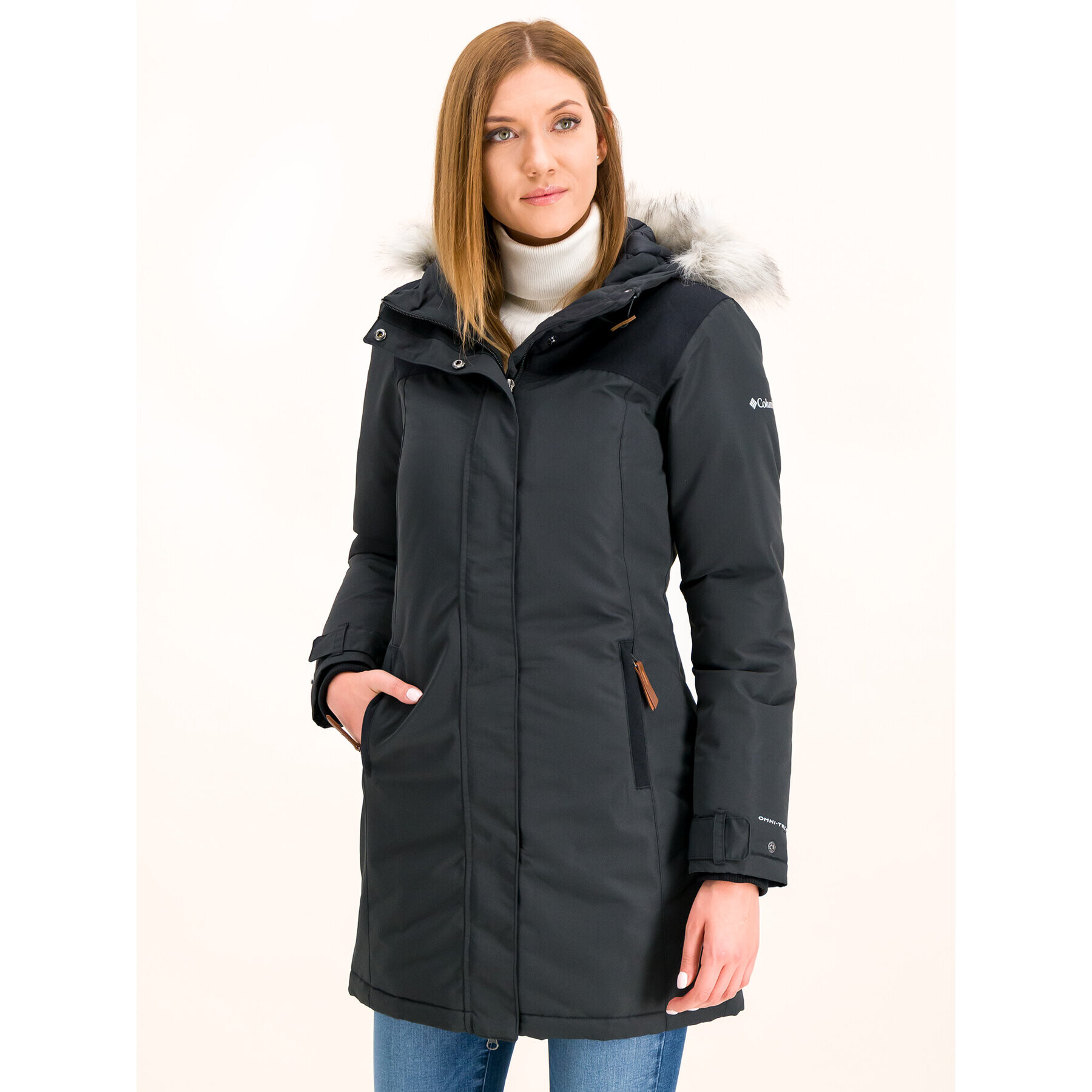 Columbia Geacă de iarnă Lindores Jacket 1810401 Negru Regular Fit - Pled.ro