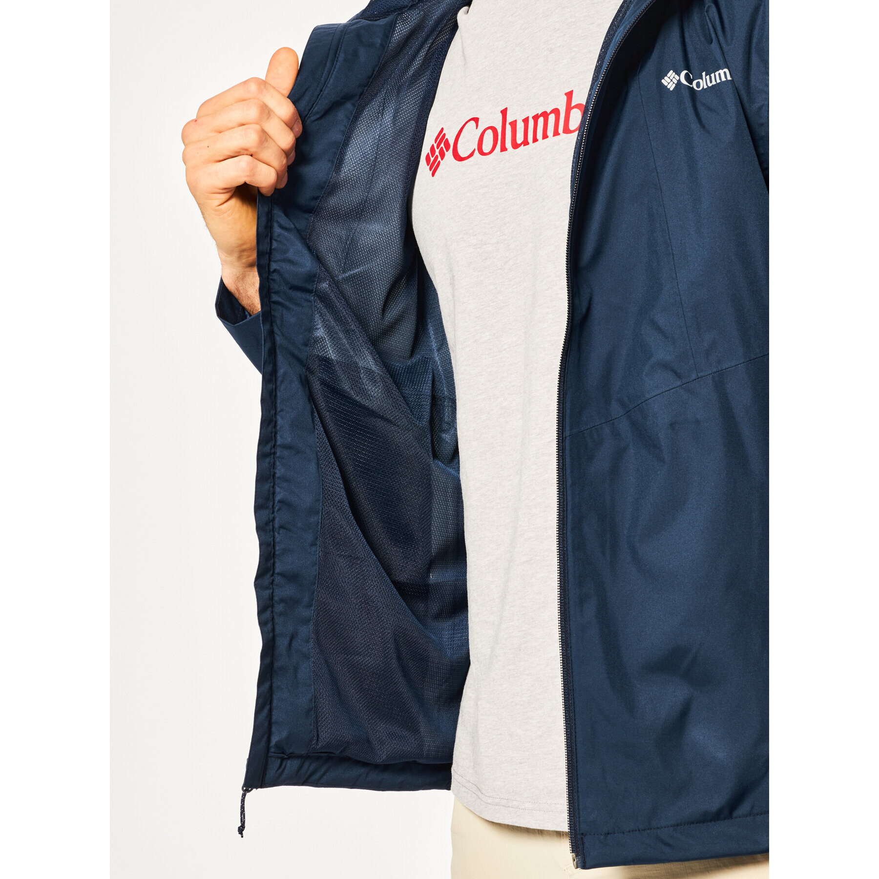 Columbia Geacă de ploaie Inner Limits II EO0088 Bleumarin Regular Fit - Pled.ro