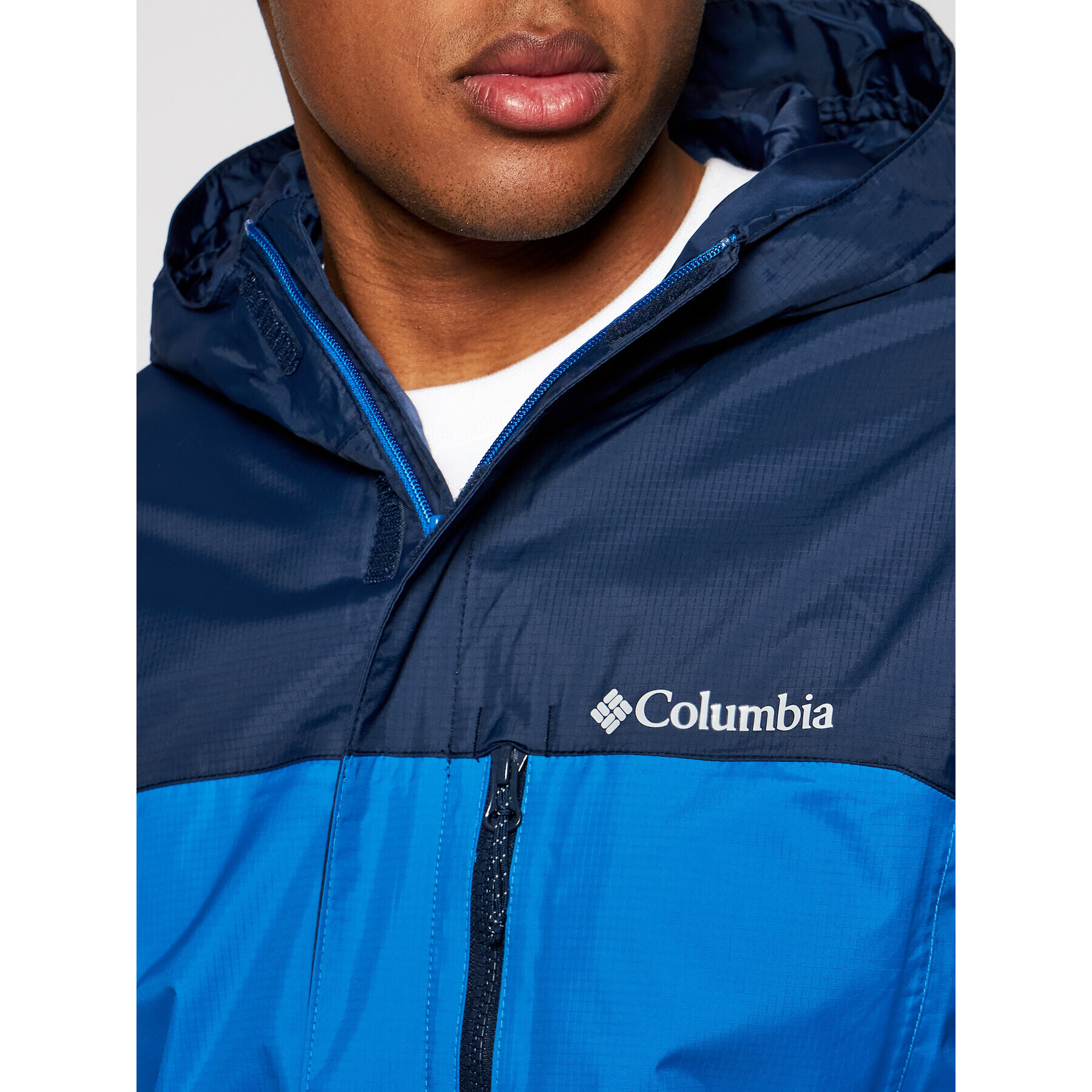 Columbia Geacă de ploaie Pouring Adventure II 1760061 Albastru Regular Fit - Pled.ro