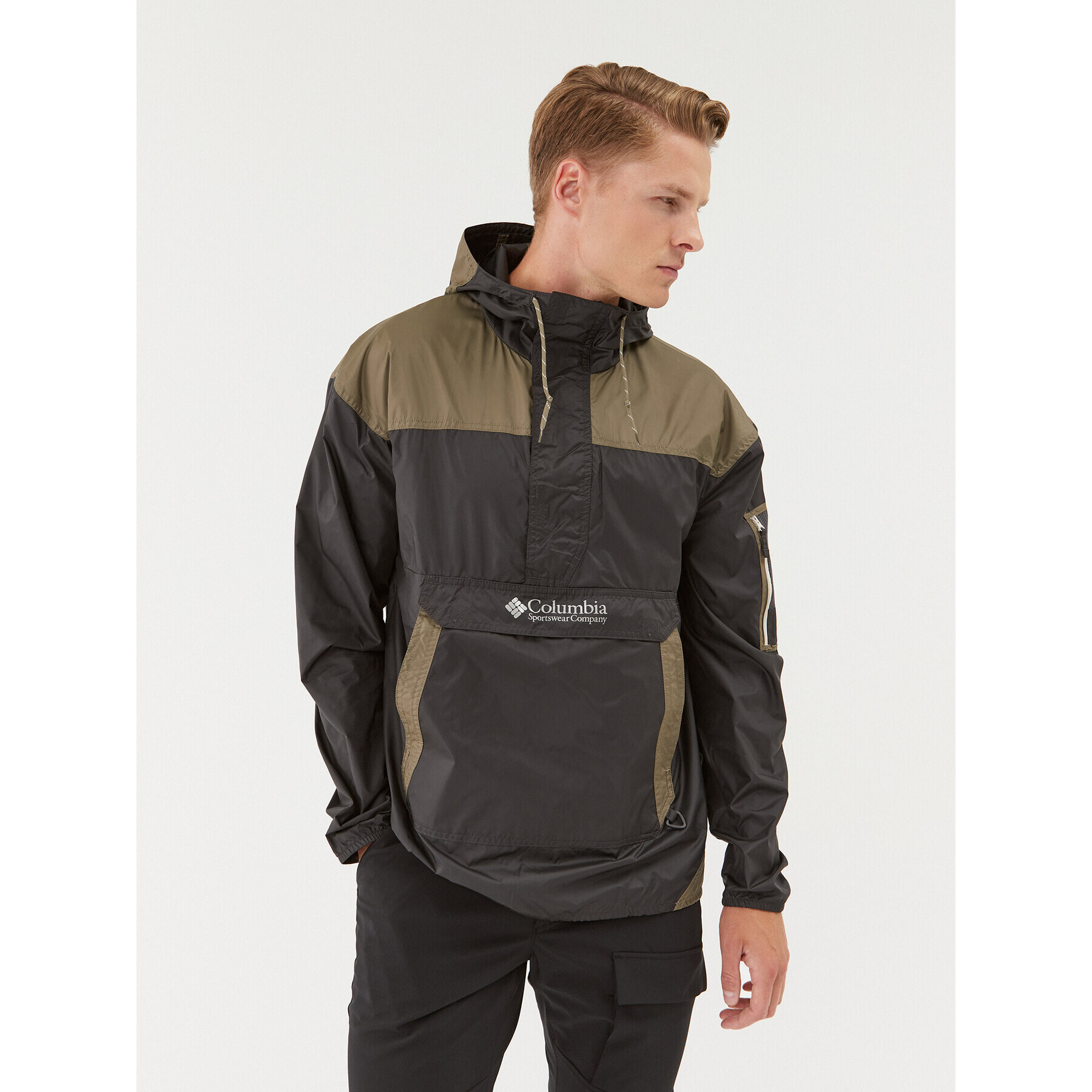 Columbia Geacă de vânt Challenger™ Windbreaker Negru Regular Fit - Pled.ro