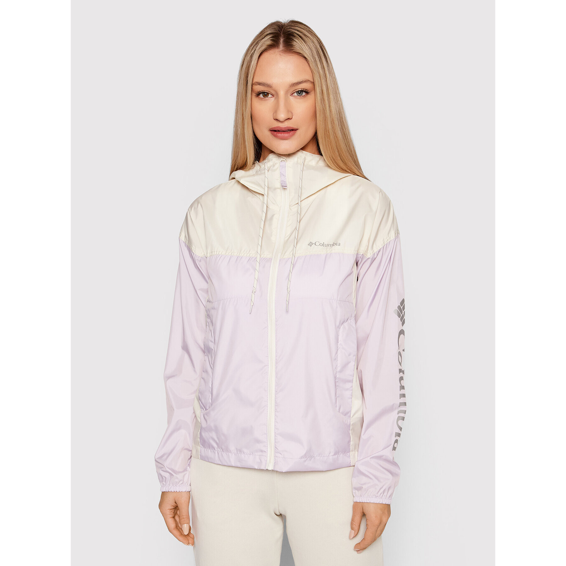 Columbia Geacă de vânt Flash Challenger 1989503 Violet Regular Fit - Pled.ro