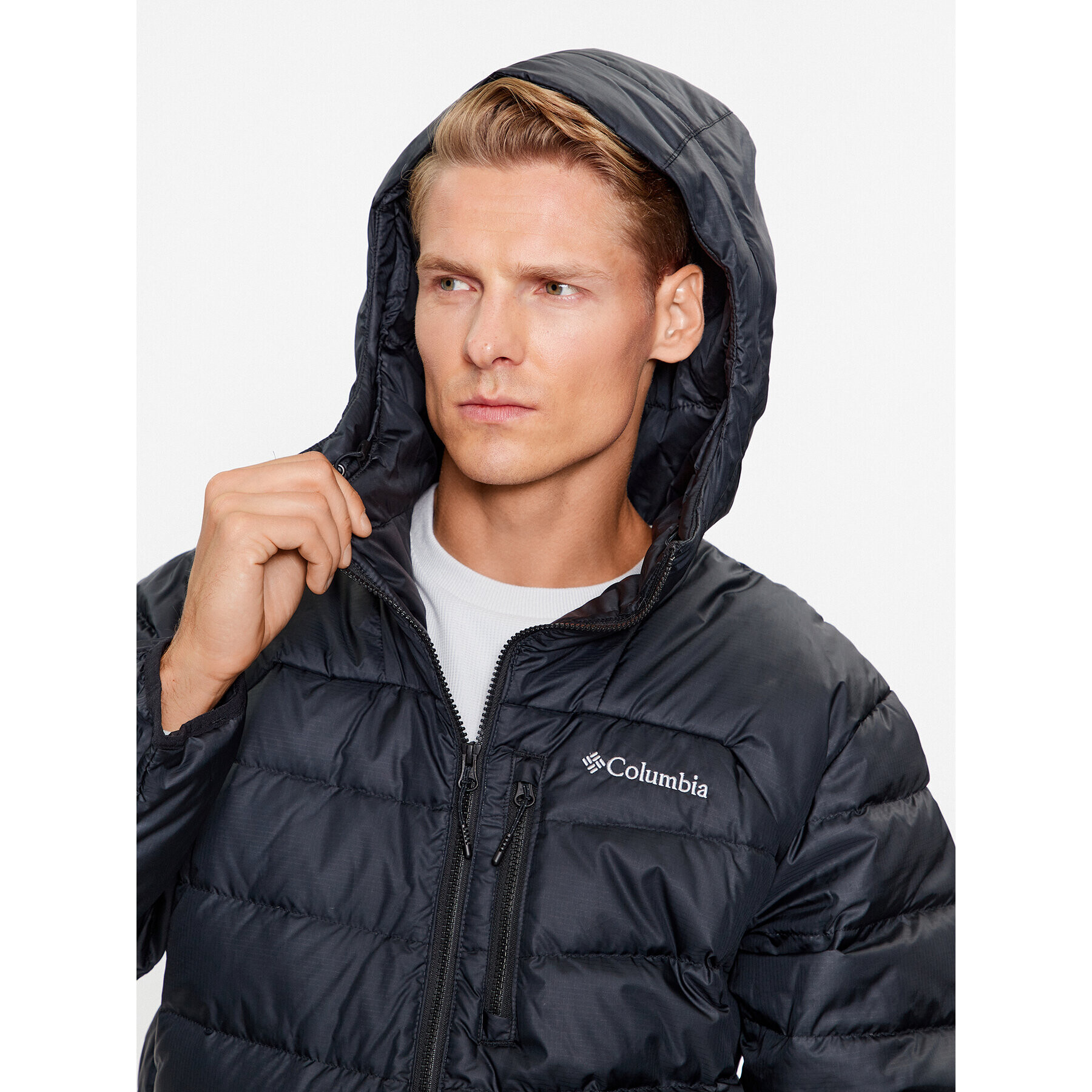 Columbia Geacă din puf Autumn Park™ Down Hooded Jacket Negru Regular Fit - Pled.ro