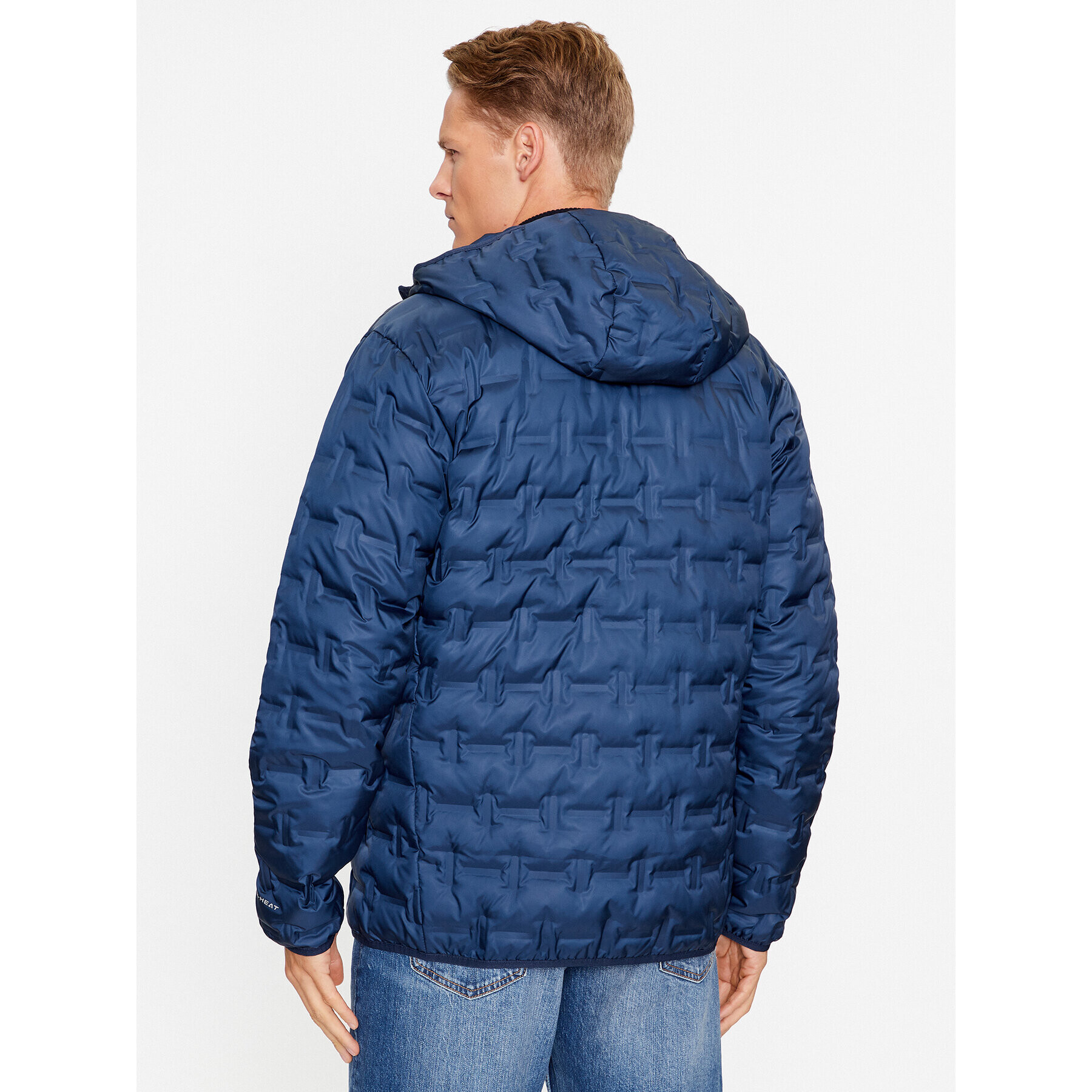 Columbia Geacă din puf Delta Ridge™ Down Hooded Jacket Albastru Regular Fit - Pled.ro