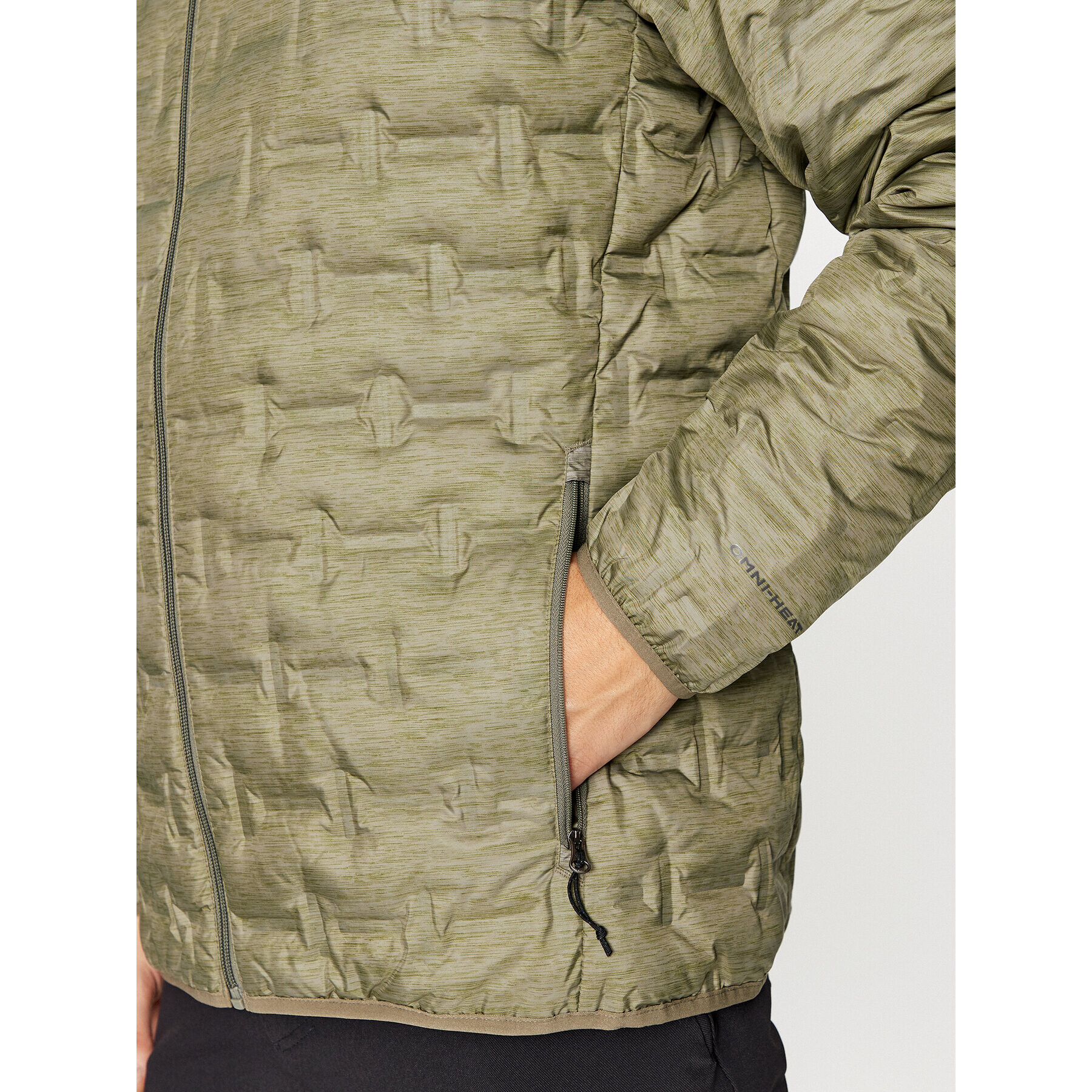 Columbia Geacă din puf Delta Ridge™ Down Hooded Jacket Verde Regular Fit - Pled.ro