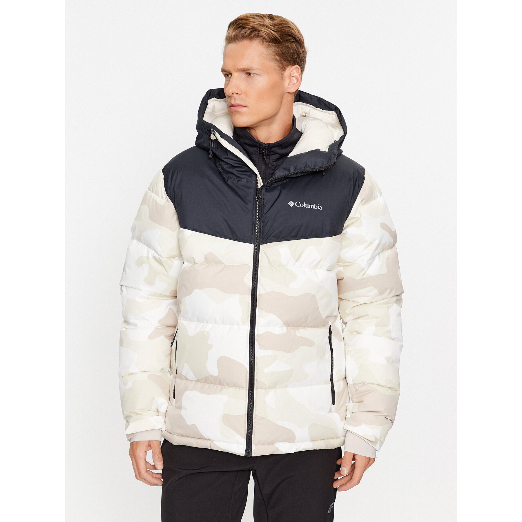 Columbia Geacă din puf Iceline Ridge™ Jacket Maro Regular Fit - Pled.ro