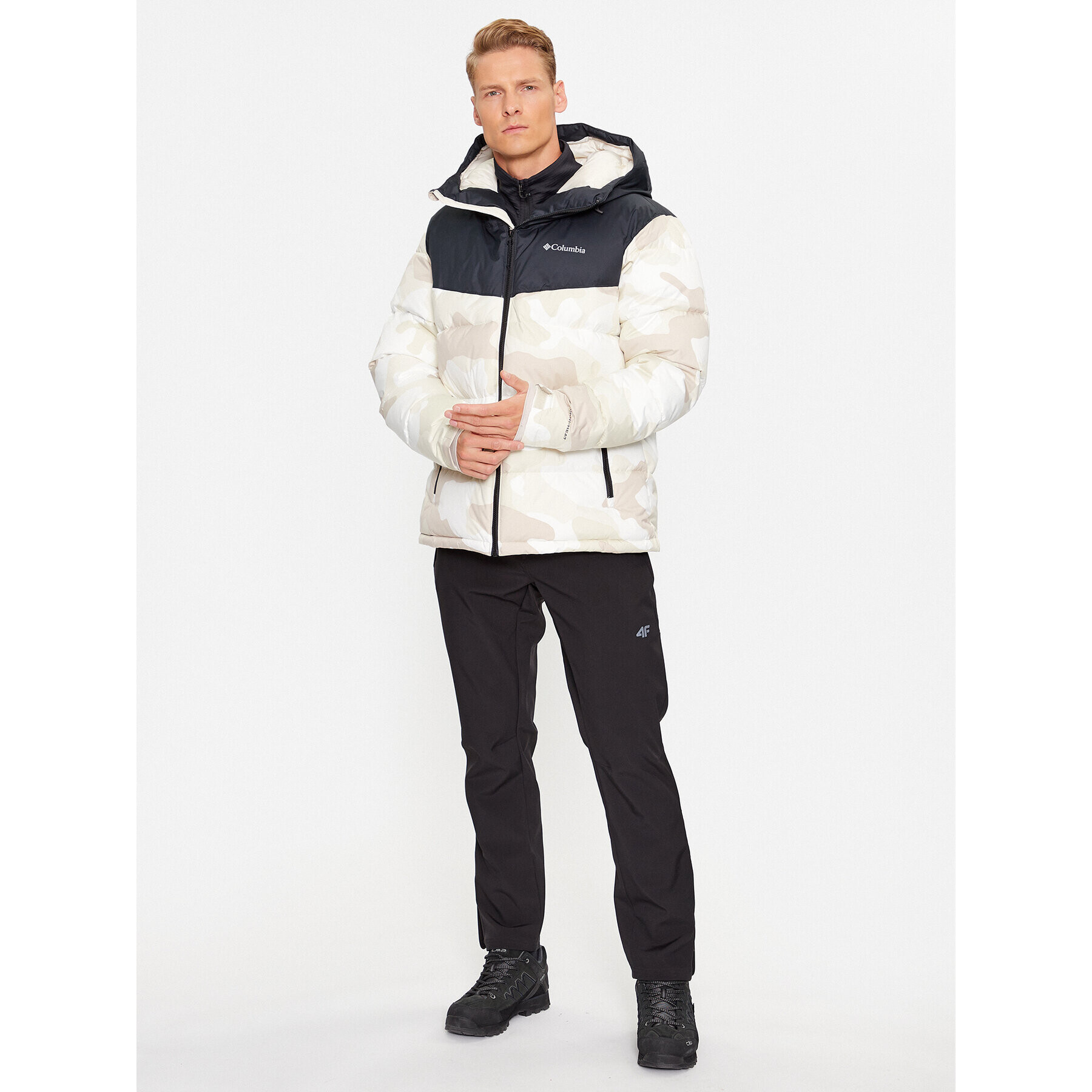 Columbia Geacă din puf Iceline Ridge™ Jacket Maro Regular Fit - Pled.ro