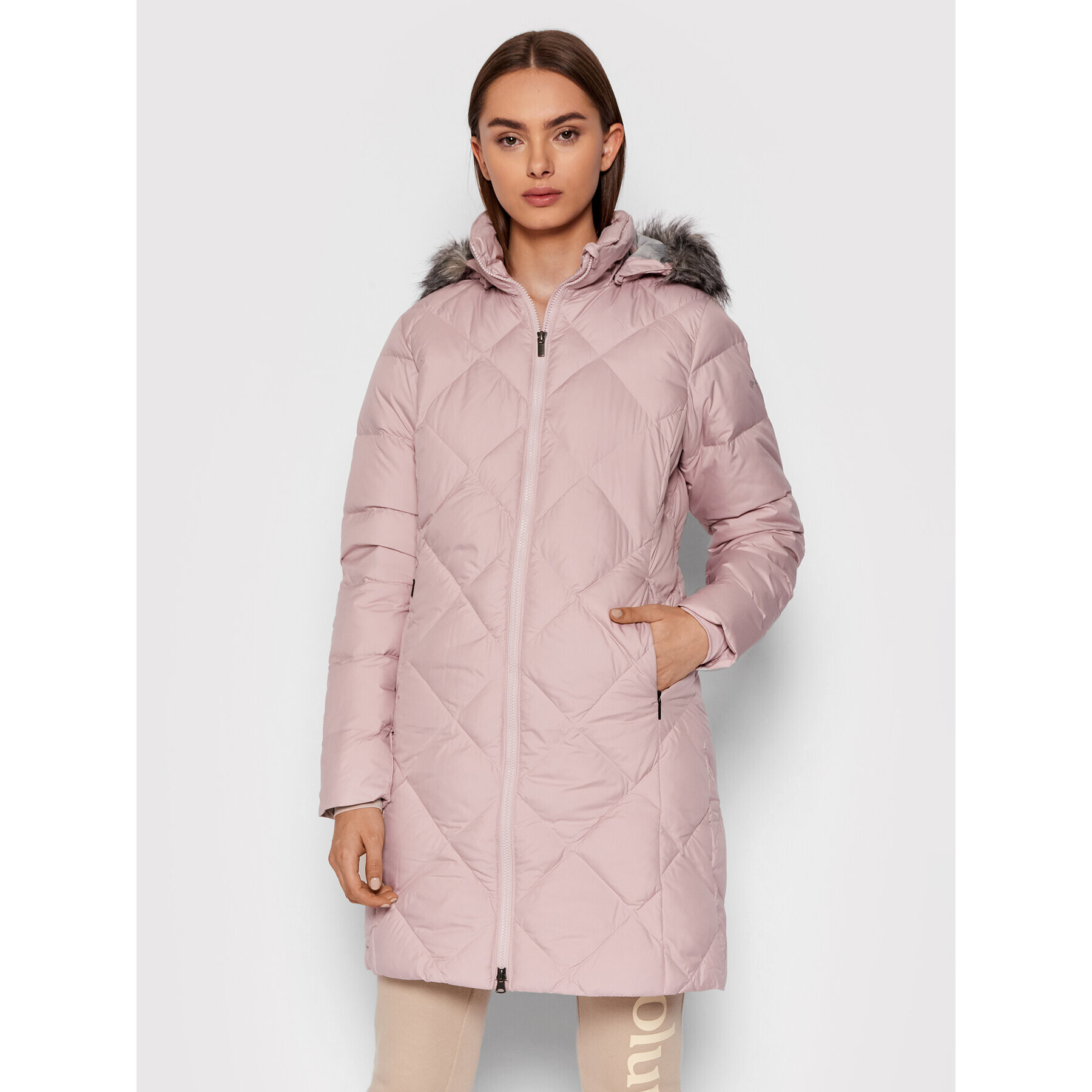 Columbia Geacă din puf Icy Heights II 1821533618 Roz Regular Fit - Pled.ro