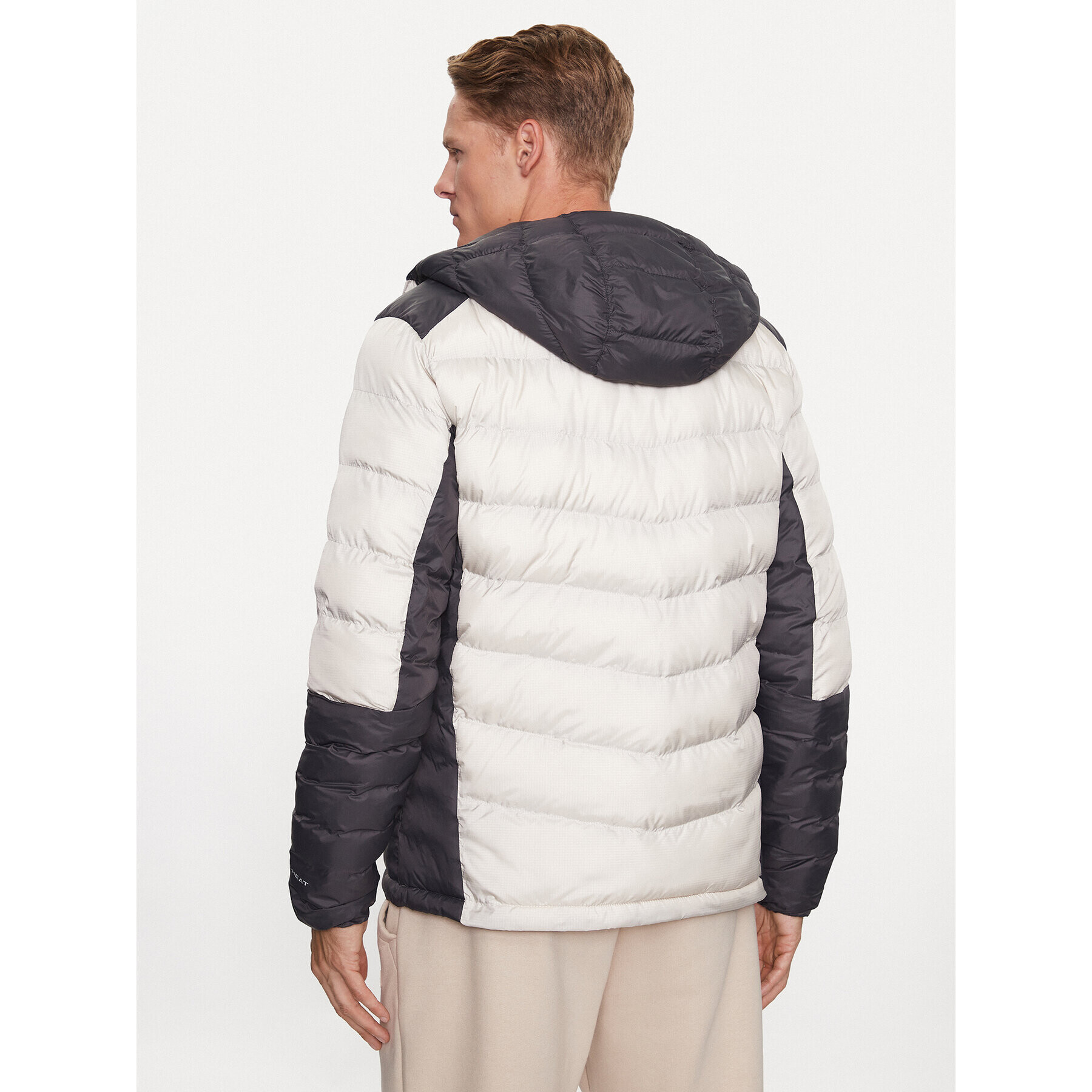 Columbia Geacă din puf Labyrinth Loop™ Hooded Jacket Écru Regular Fit - Pled.ro